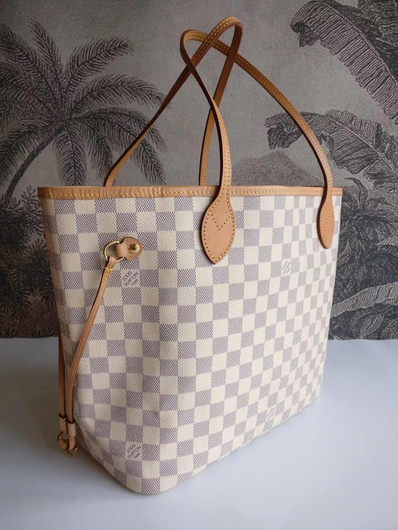 Louis Vuitton Neverfull MM damier azur