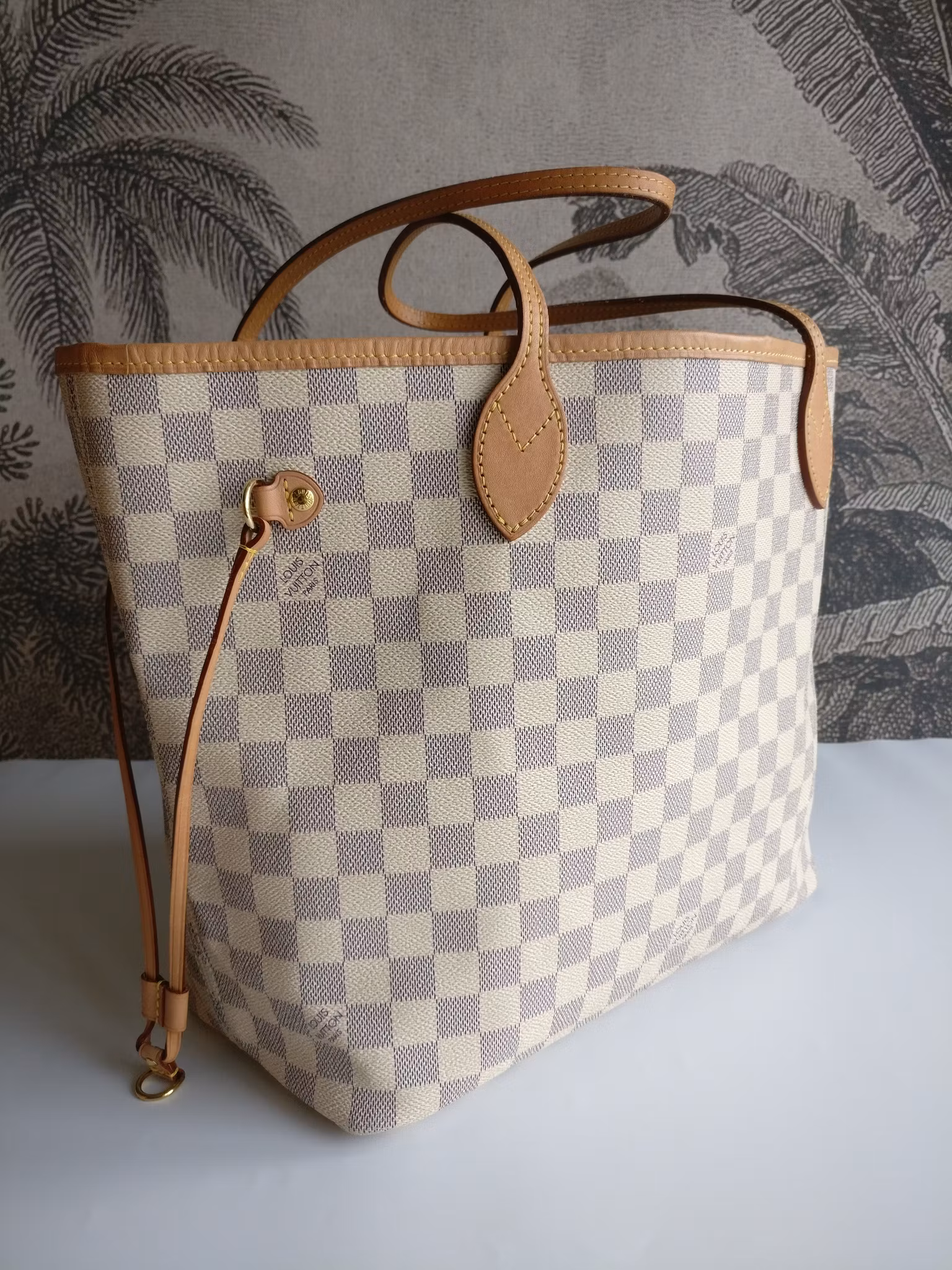 Louis Vuitton Neverfull MM damier azur