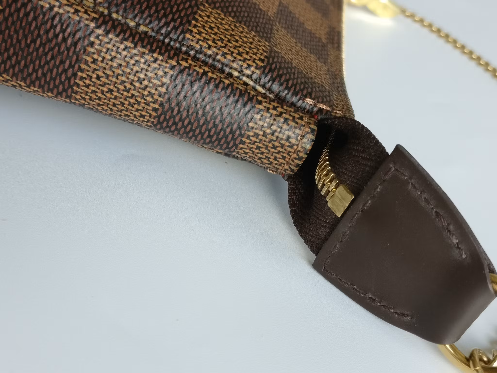 Louis Vuitton Mini Pochette Accessories Damier Ebene