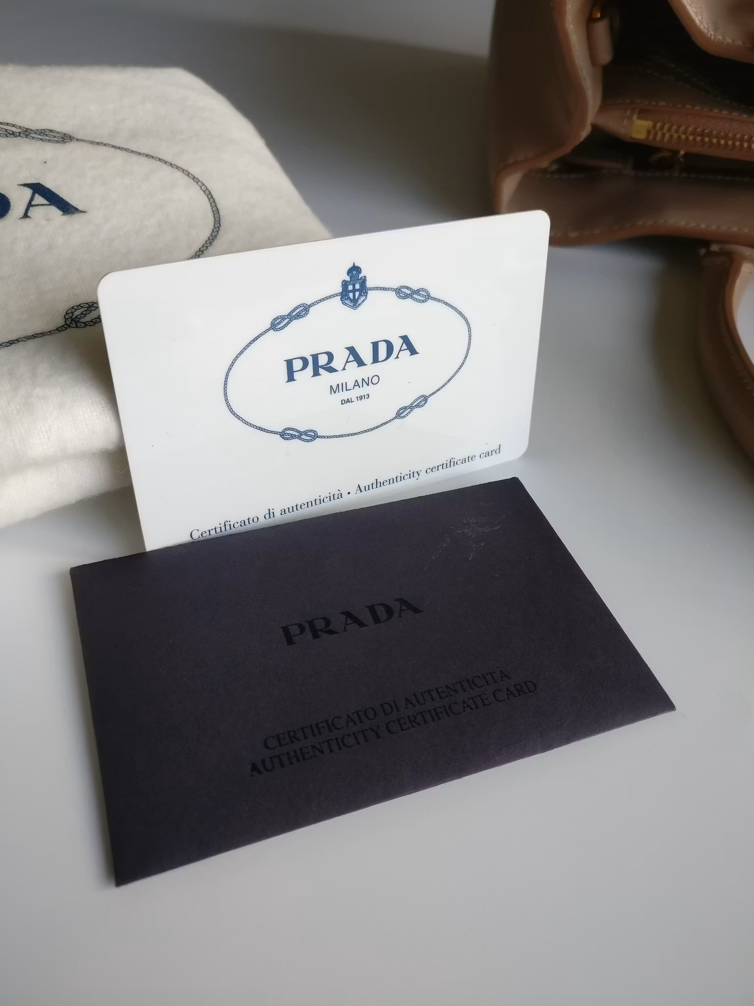 Prada L Saffiano Lux Cammeo