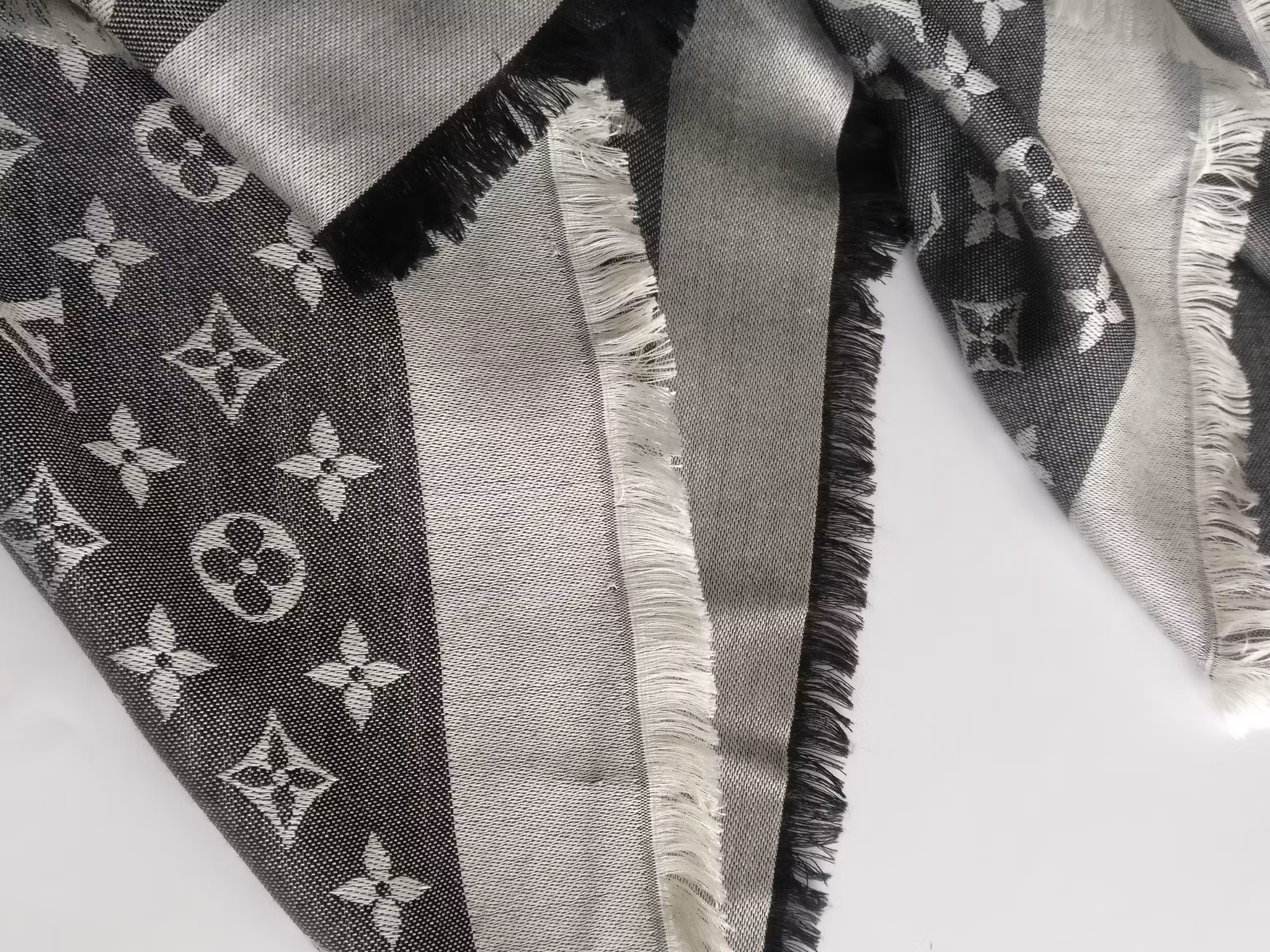 Louis Vuitton Black Denim Shawl