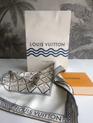 Louis Vuitton Flower Tile Silk Square 90