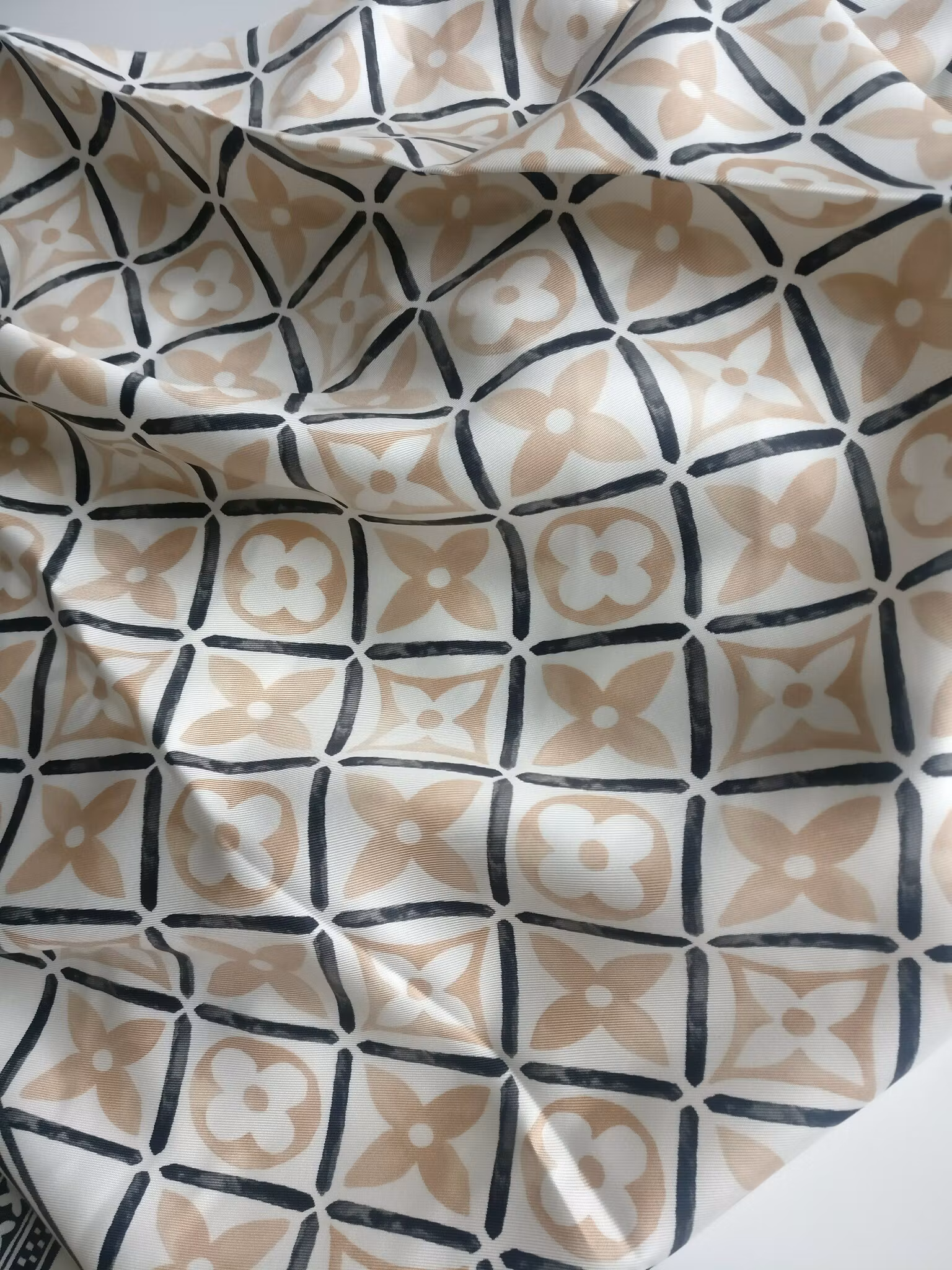 Louis Vuitton Flower Tile Silk Square 90