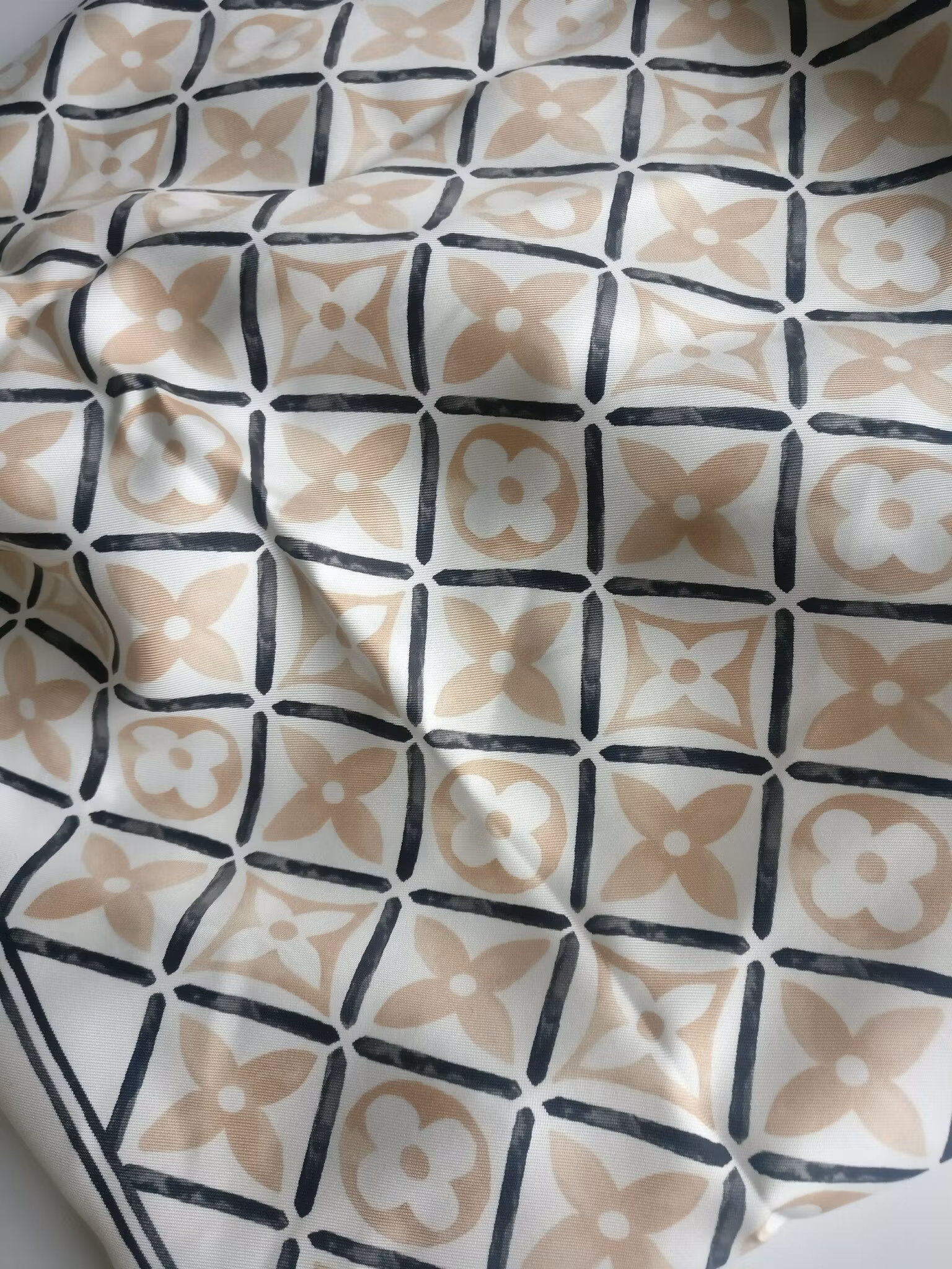 Louis Vuitton Flower Tile Silk Square 90