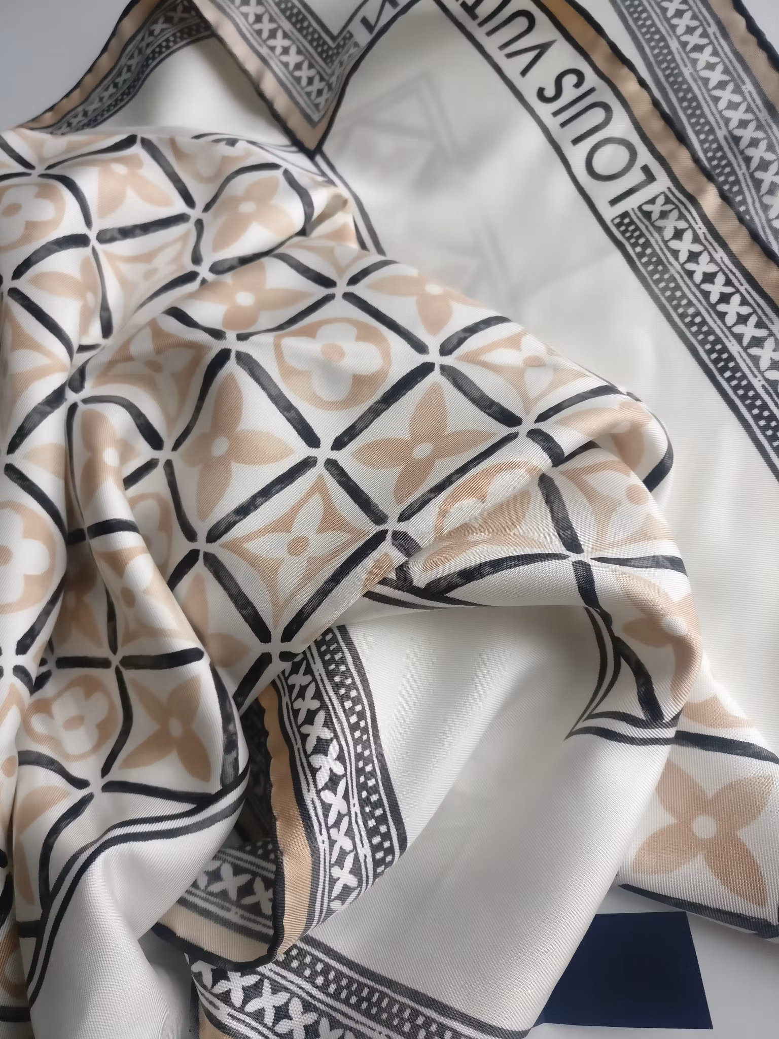 Louis Vuitton Flower Tile Silk Square 90