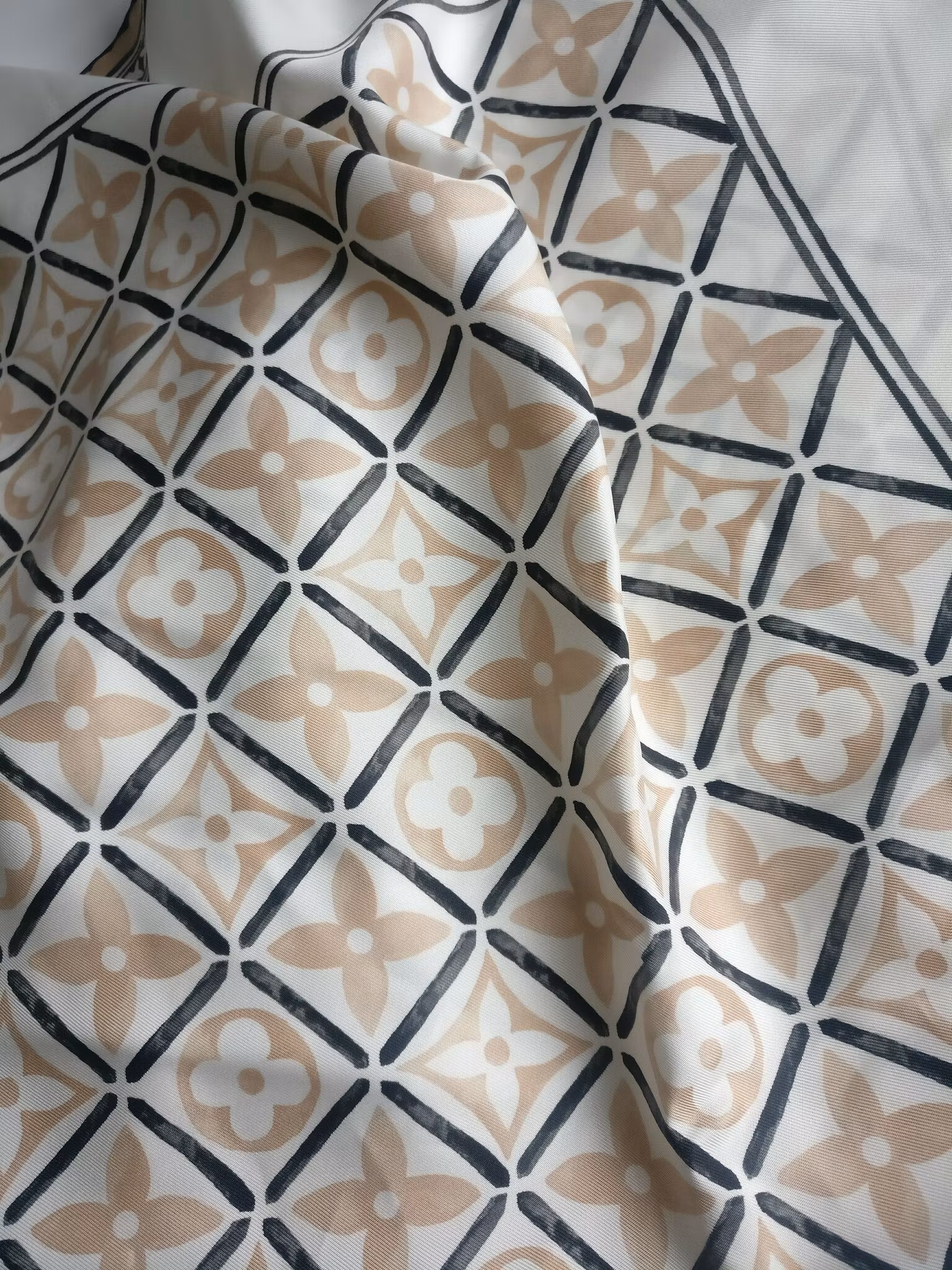 Louis Vuitton Flower Tile Silk Square 90