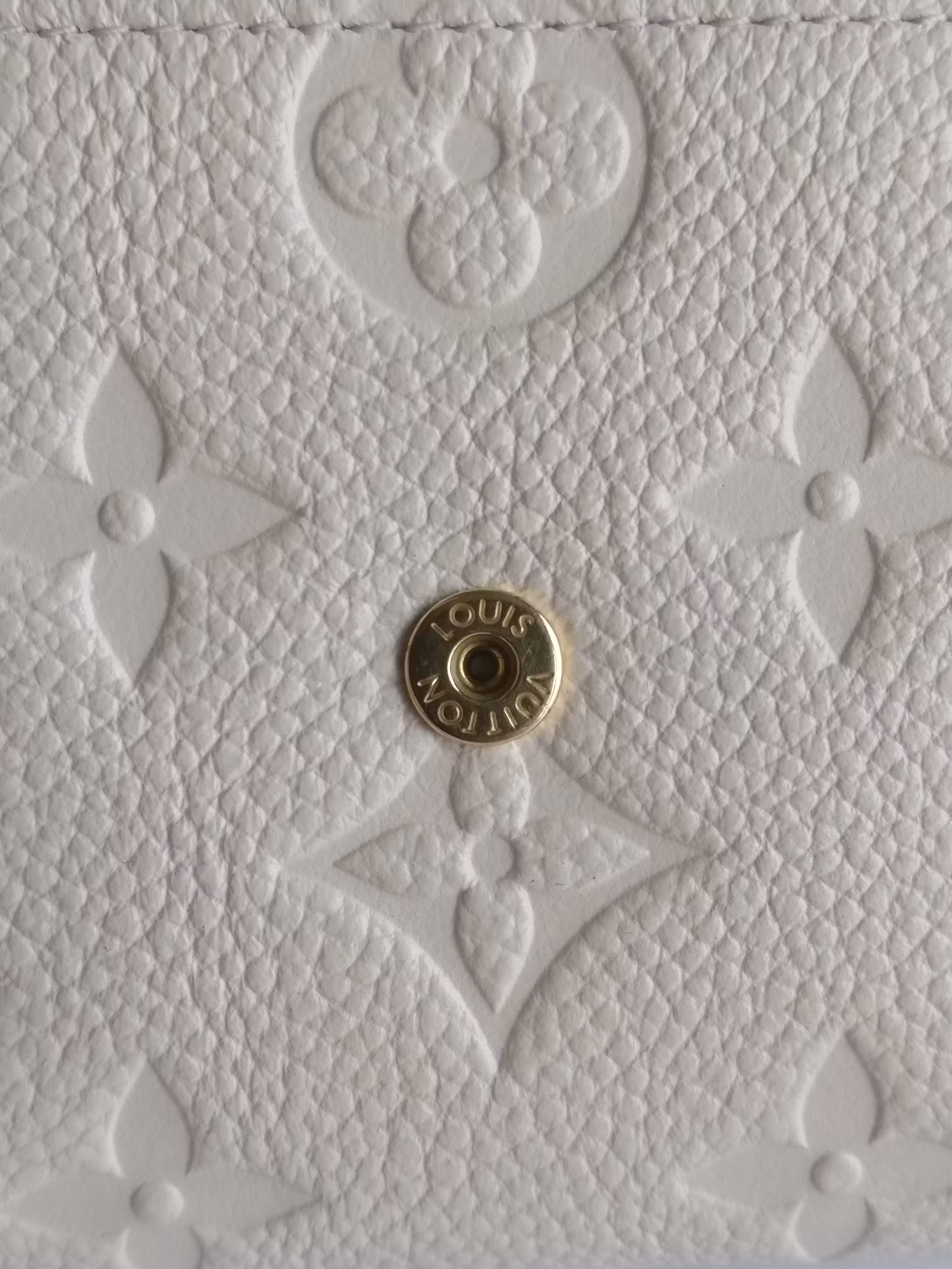 Louis Vuitton Victorine Wallet Empreinte Creme