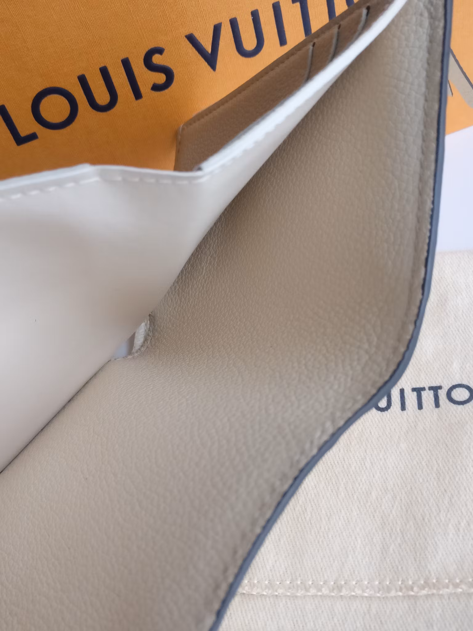 Louis Vuitton Victorine Wallet Empreinte Creme