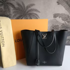Louis Vuitton LockMe Cabas Tote Noir