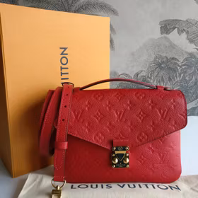 Louis Vuitton Pochette Metis Scarlet Red