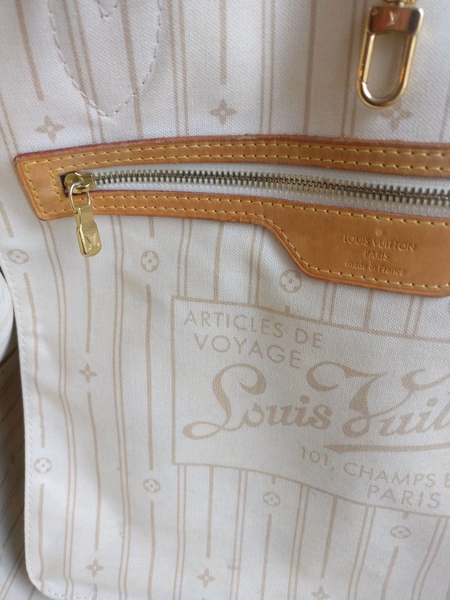 Louis Vuitton Neverfull GM damier azur