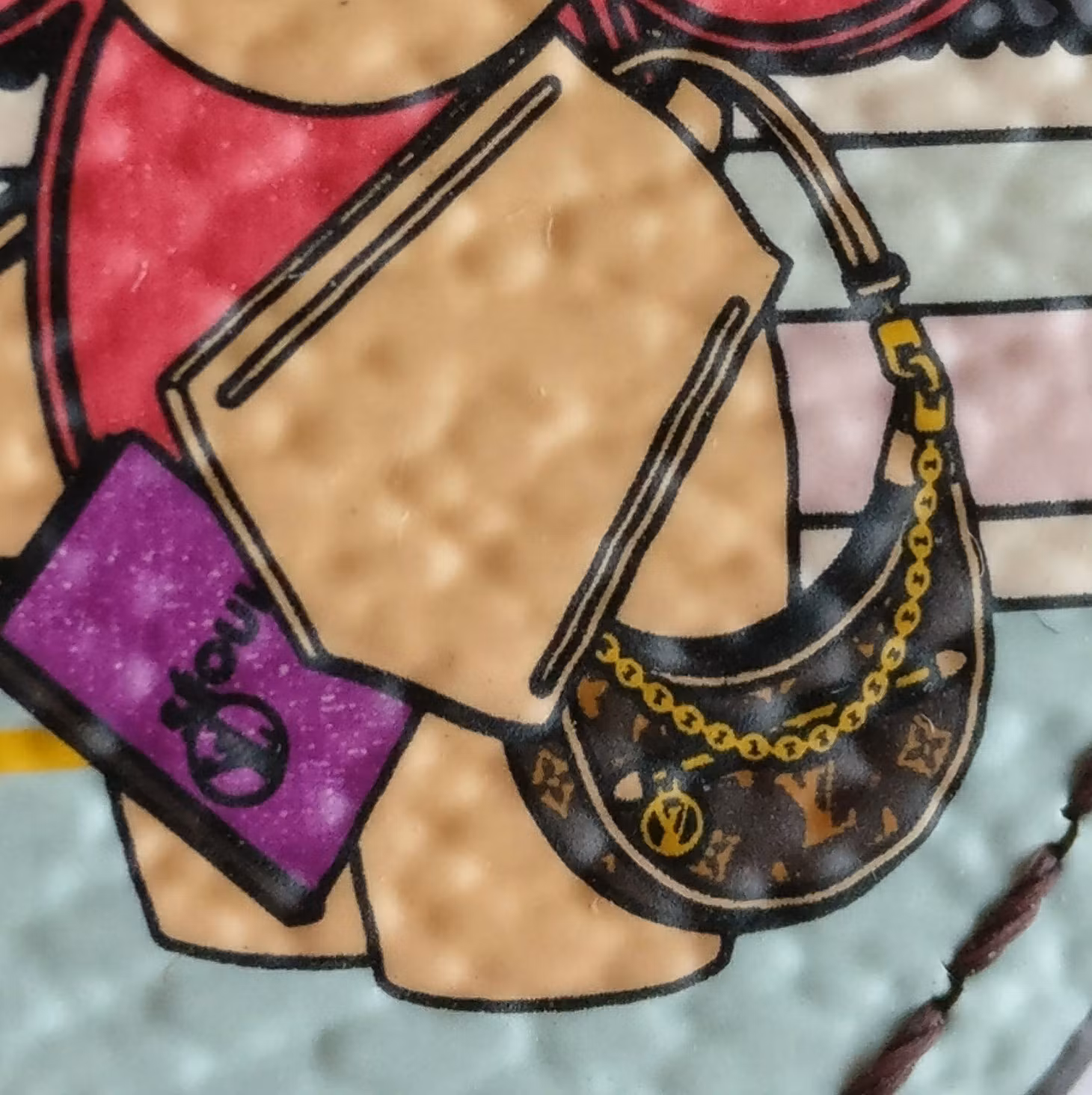 Louis Vuitton Illustre Seoul Bag Charm/Key Holder