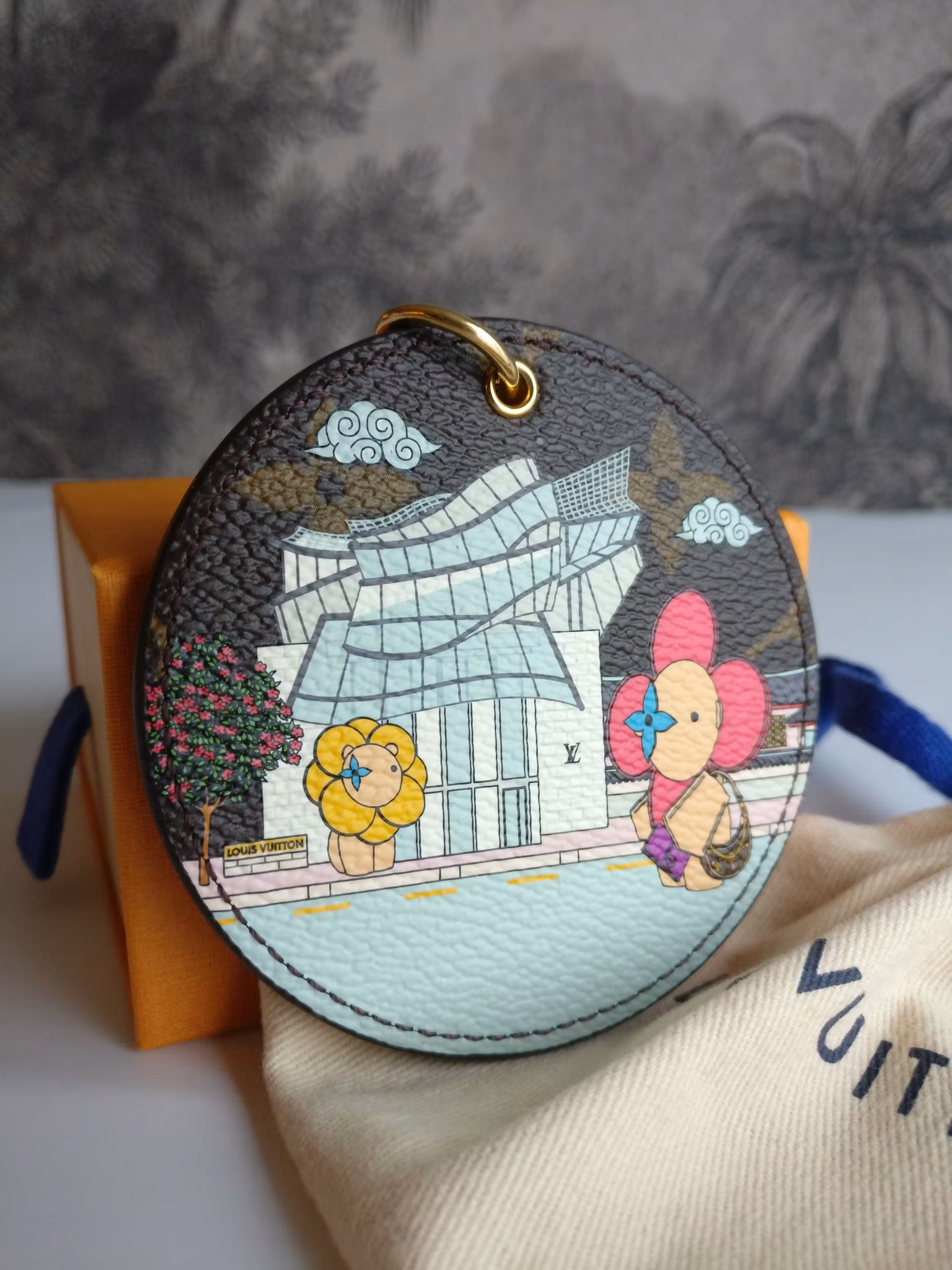 Louis Vuitton Illustre Seoul Bag Charm/Key Holder