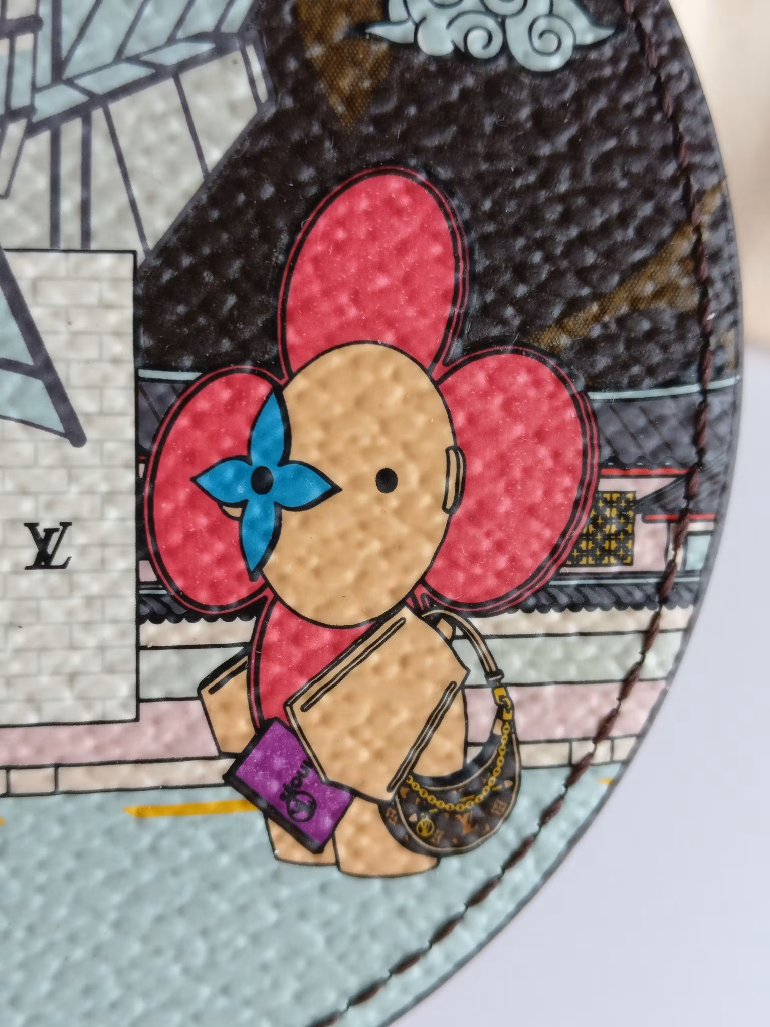 Louis Vuitton Illustre Seoul Bag Charm/Key Holder