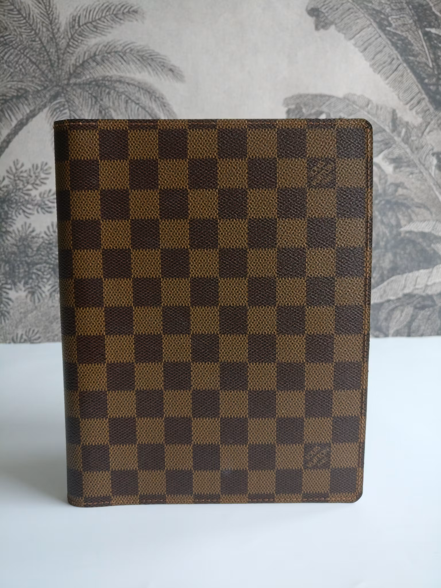 Louis Vuitton desk Agenda Cover Damier Ebene