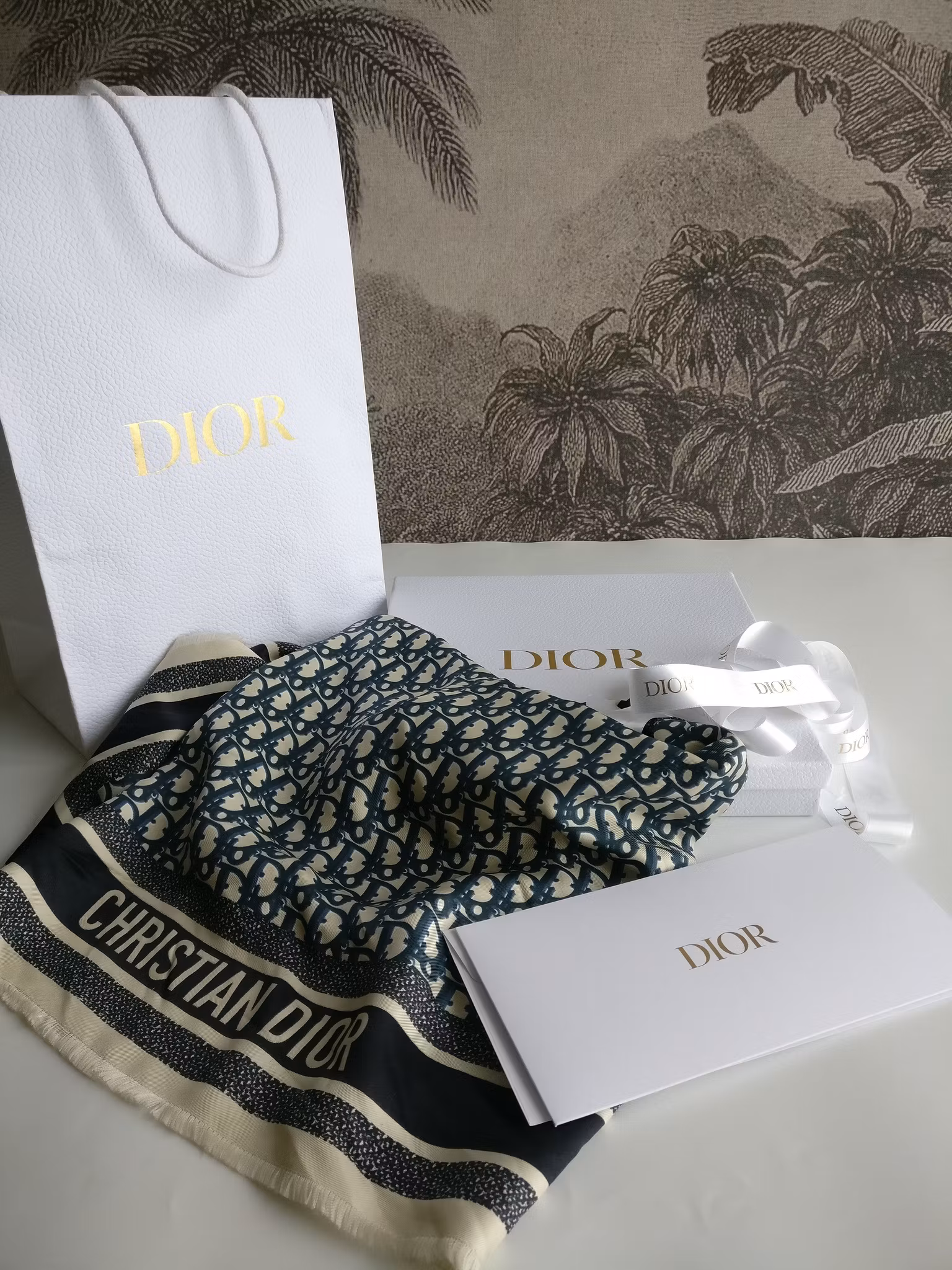 Christian Dior Silk Scarf