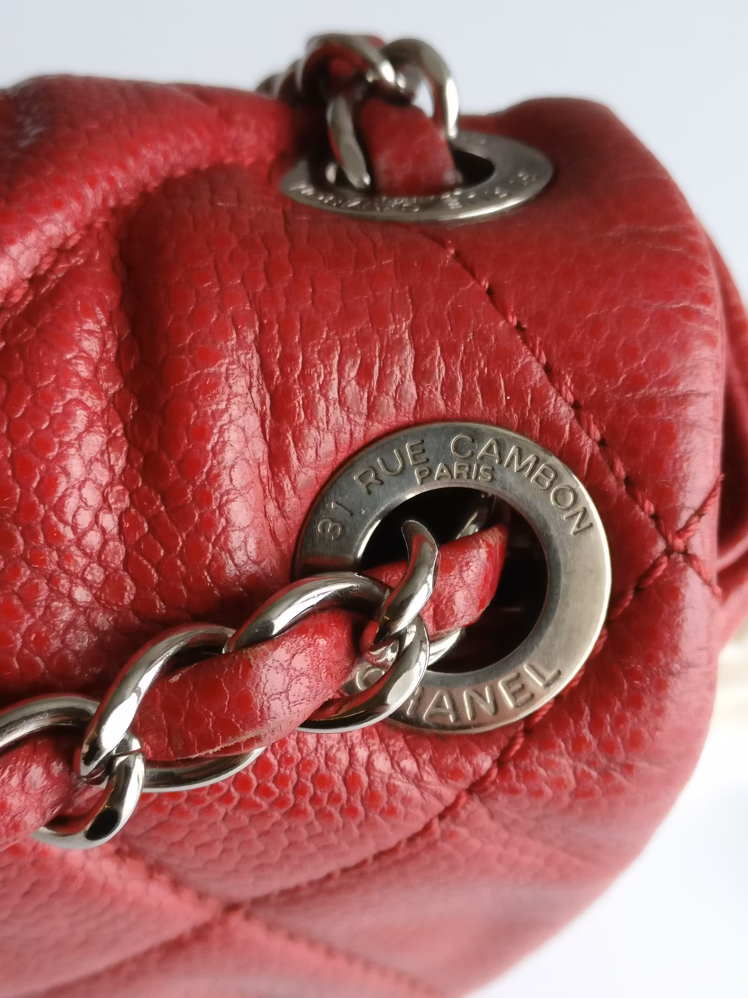 Chanel Quilted Caviar Nature Flap