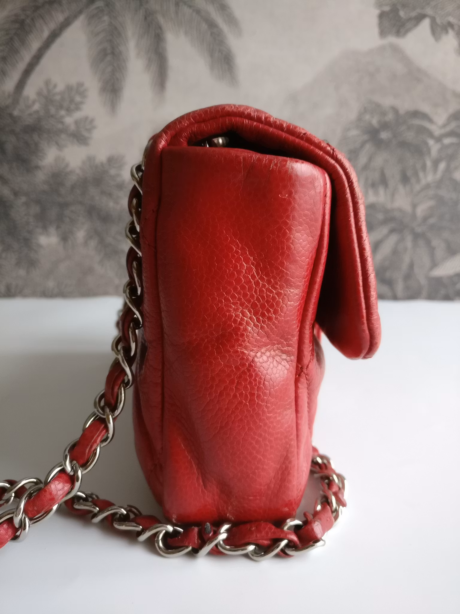 Chanel Quilted Caviar Nature Flap