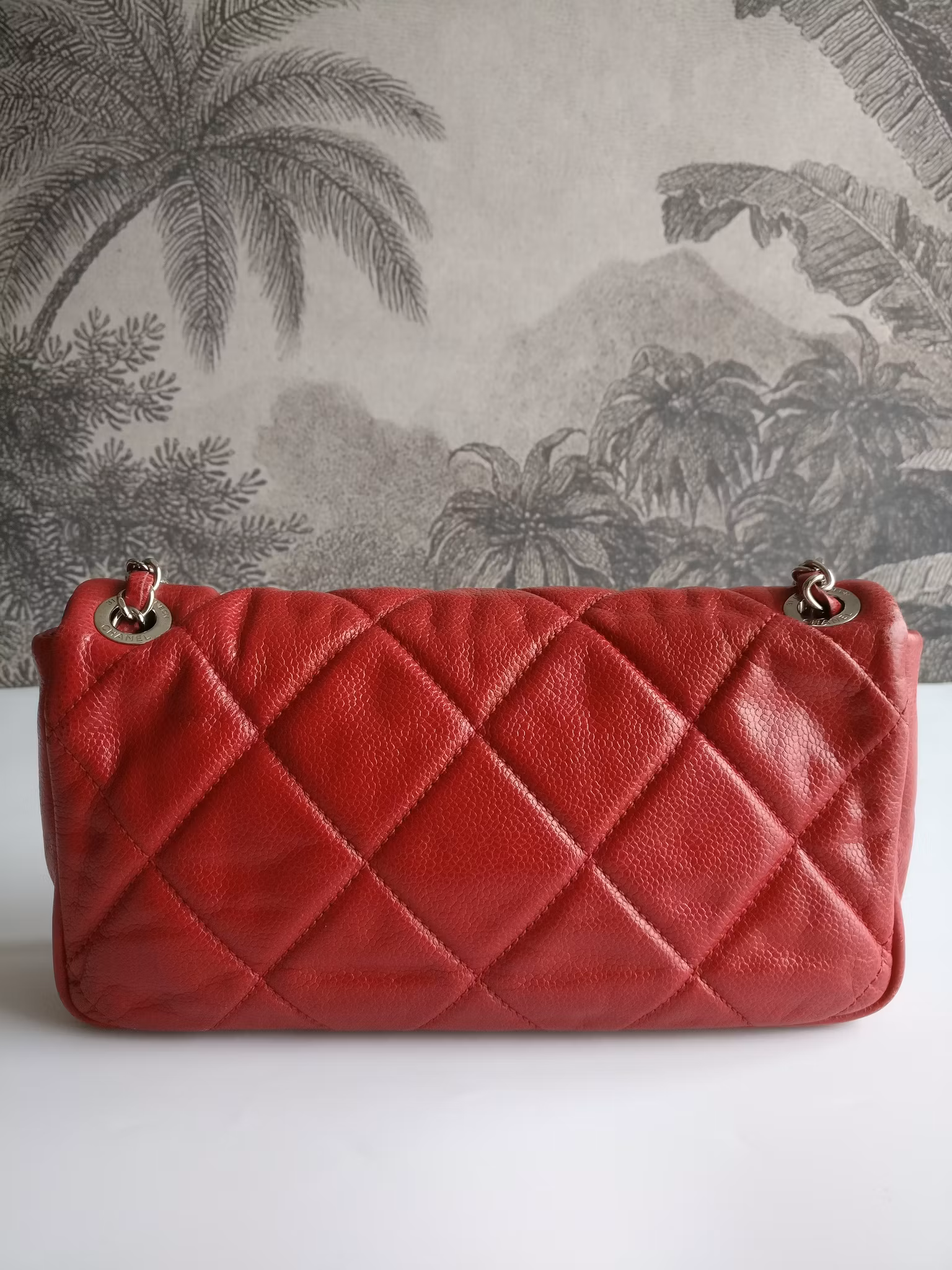 Chanel Quilted Caviar Nature Flap