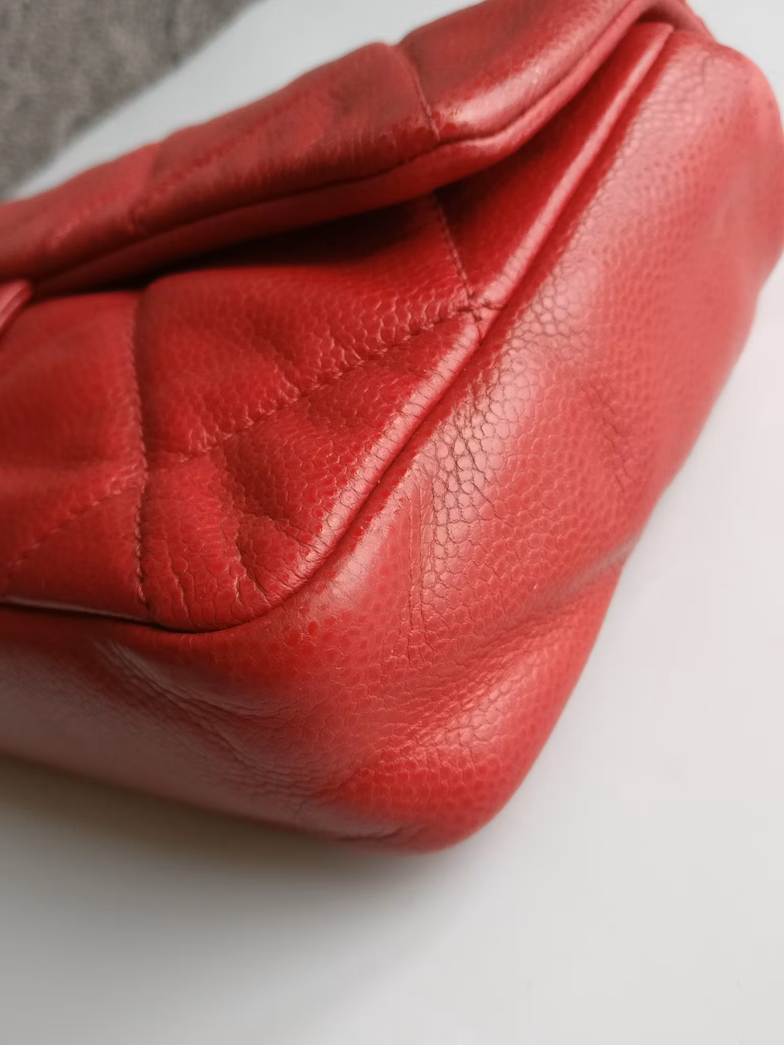 Chanel Quilted Caviar Nature Flap