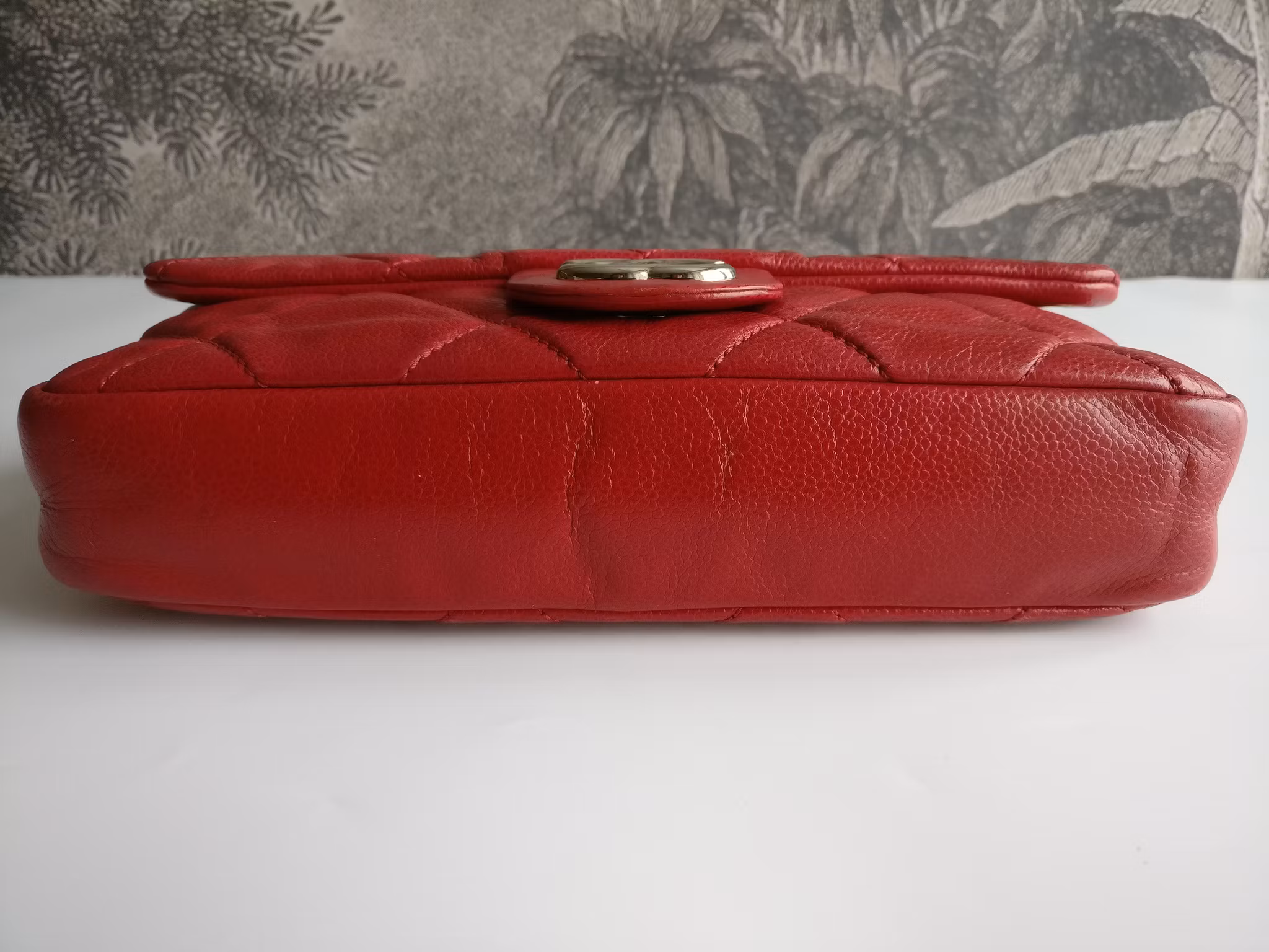 Chanel Quilted Caviar Nature Flap