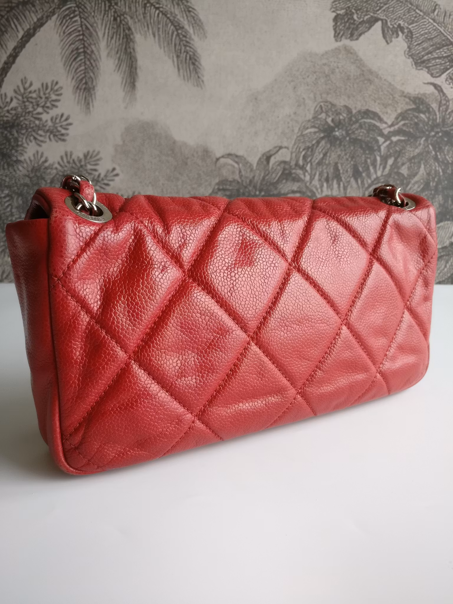 Chanel Quilted Caviar Nature Flap