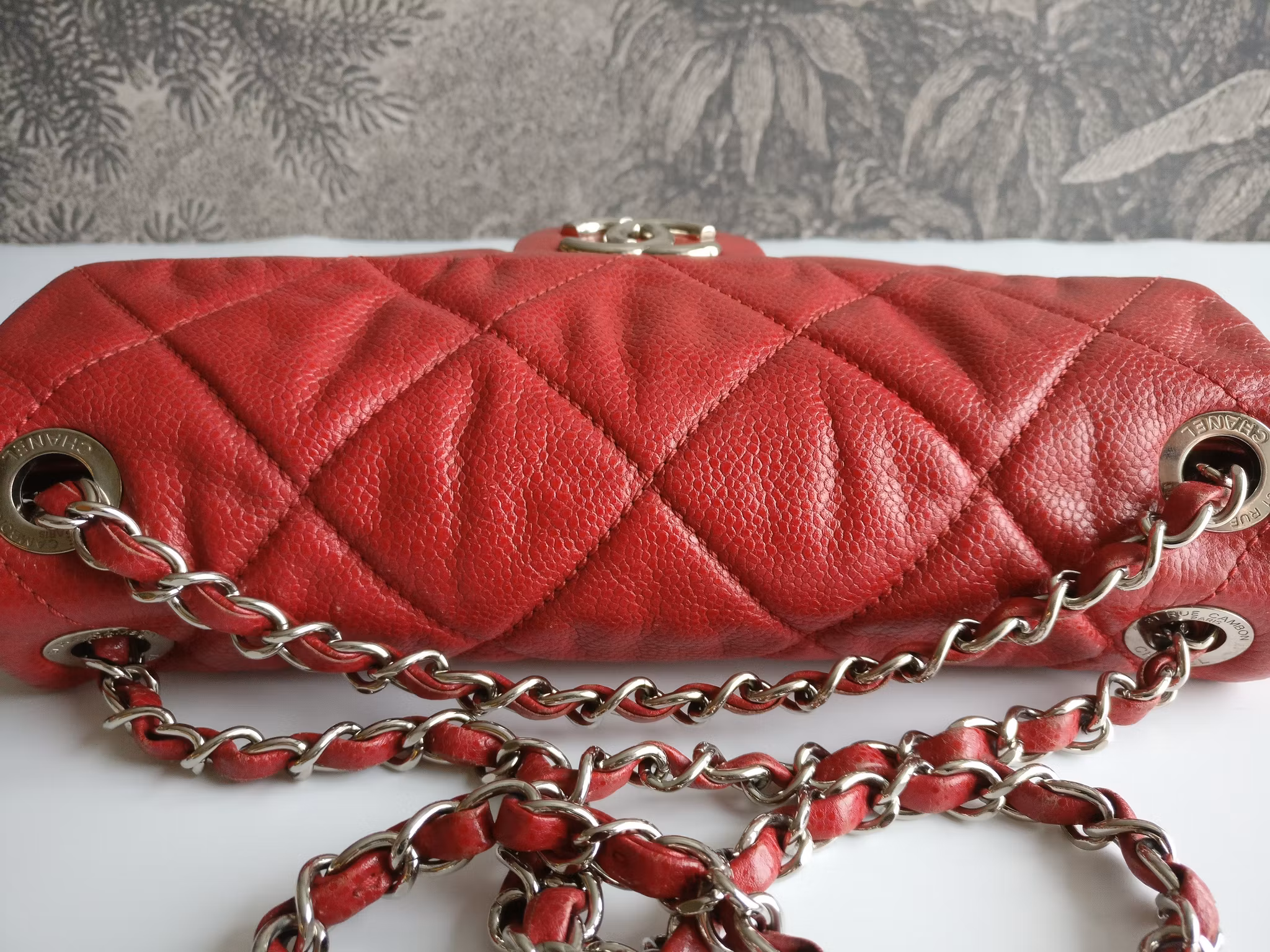 Chanel Quilted Caviar Nature Flap