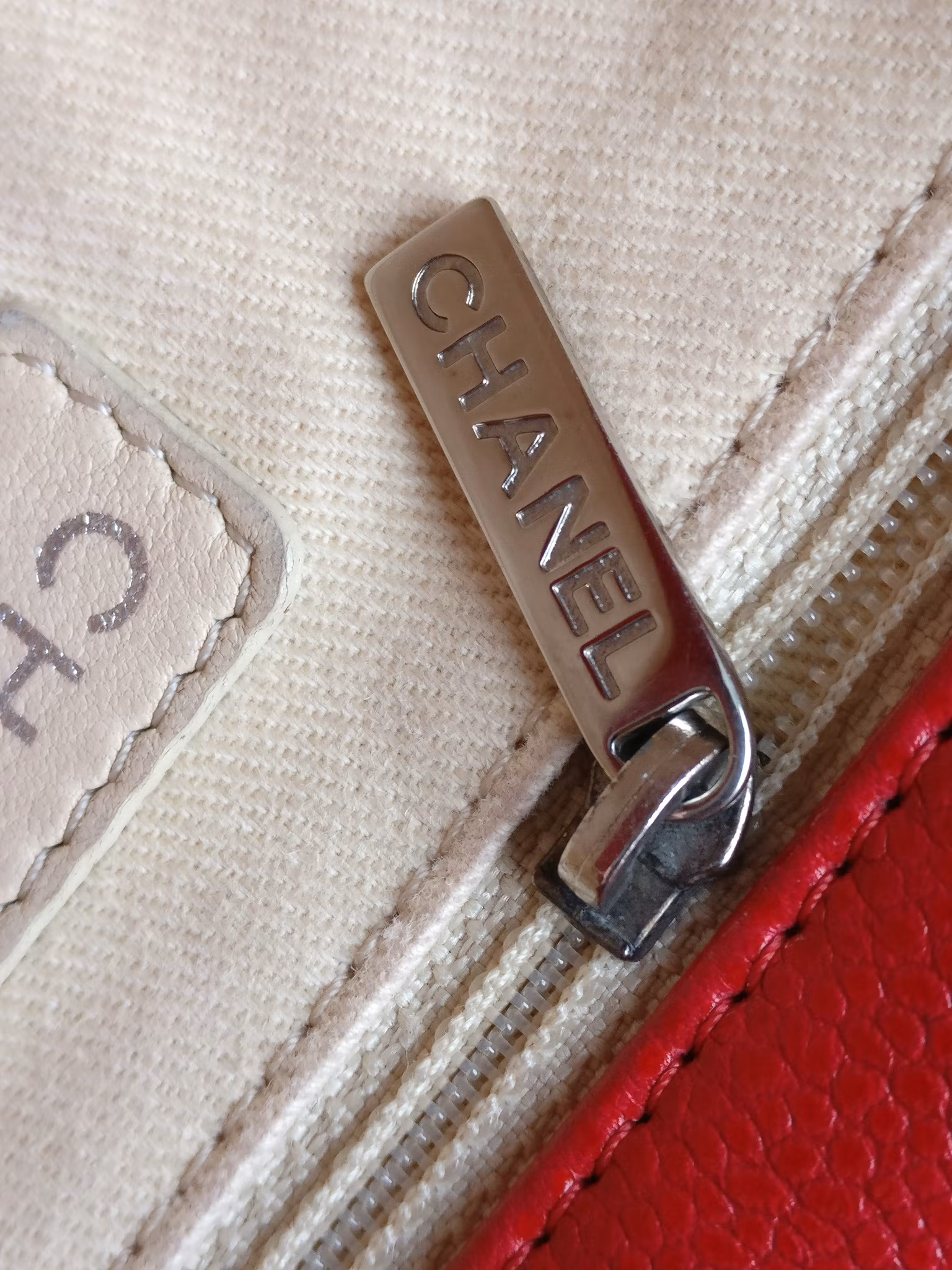 Chanel Quilted Caviar Nature Flap