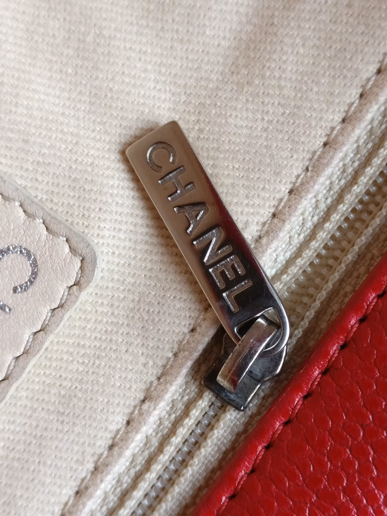 Chanel Quilted Caviar Nature Flap