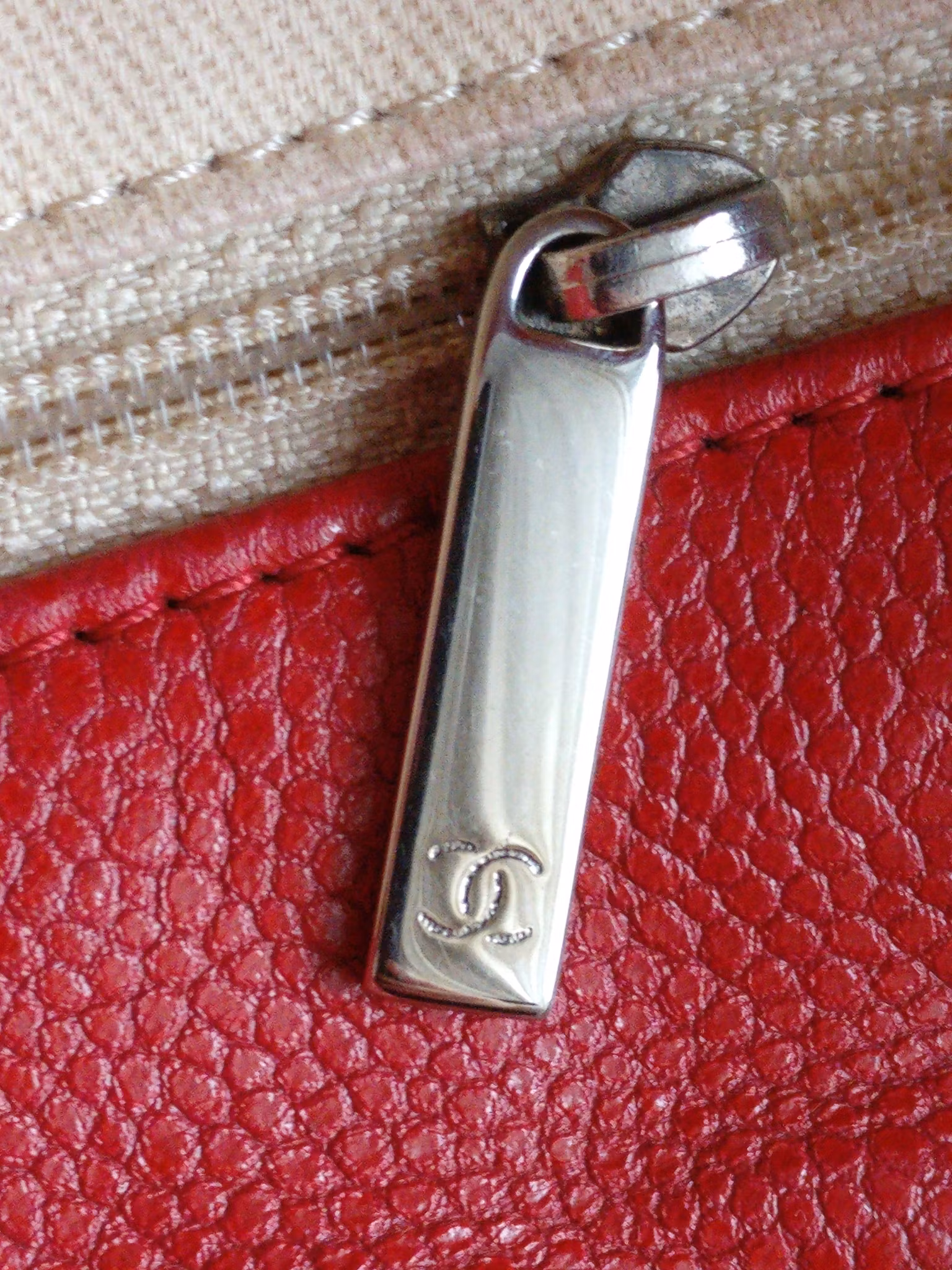 Chanel Quilted Caviar Nature Flap