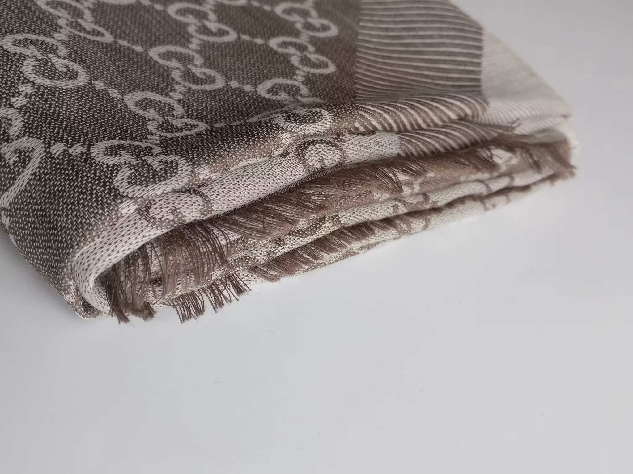 Gucci GG Wool / Silk shawl