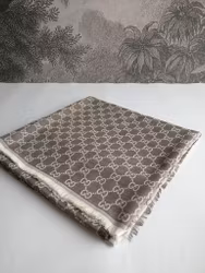 Gucci GG Wool / Silk shawl