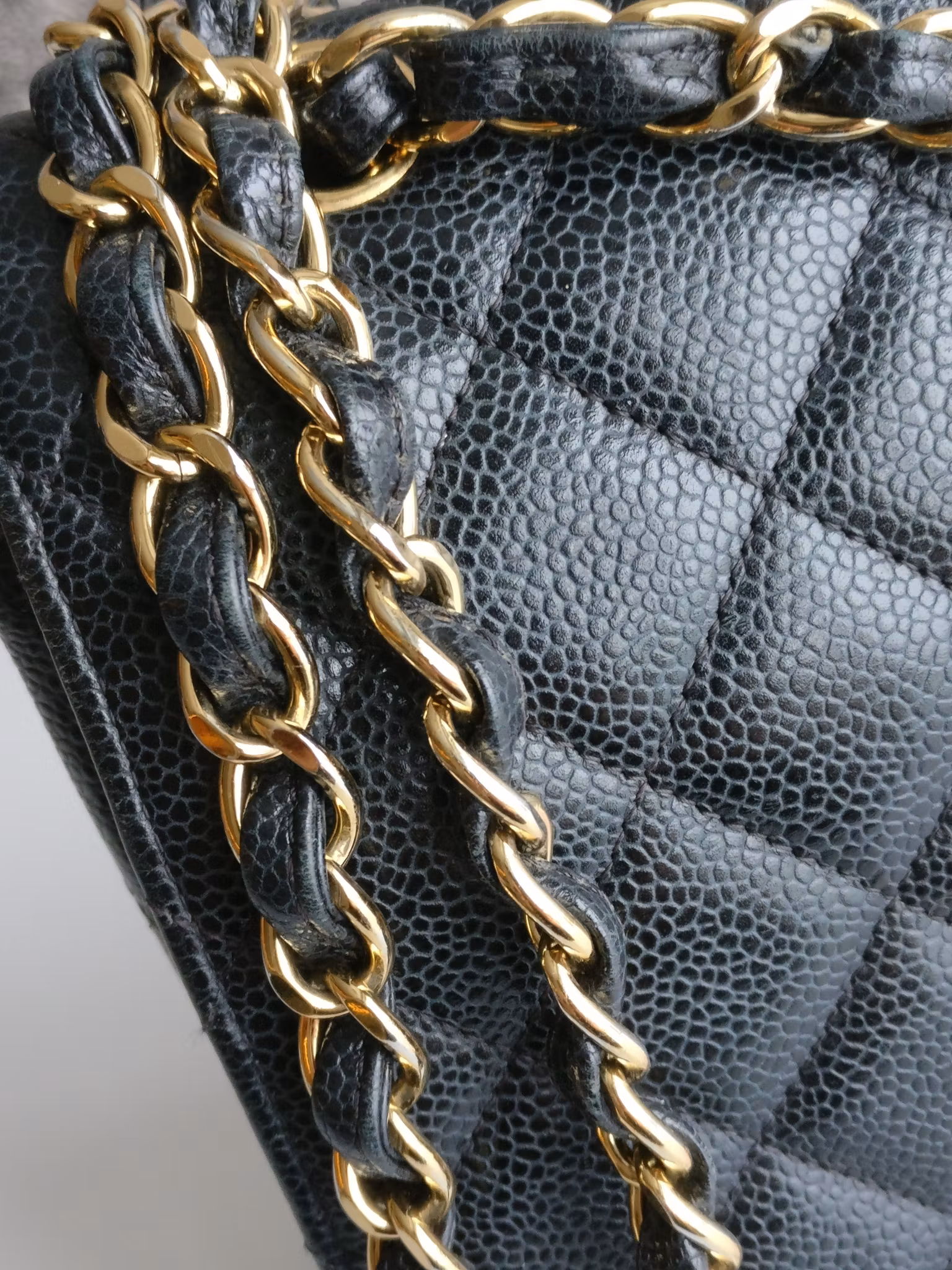 Chanel Maxi Double Flap black caviar