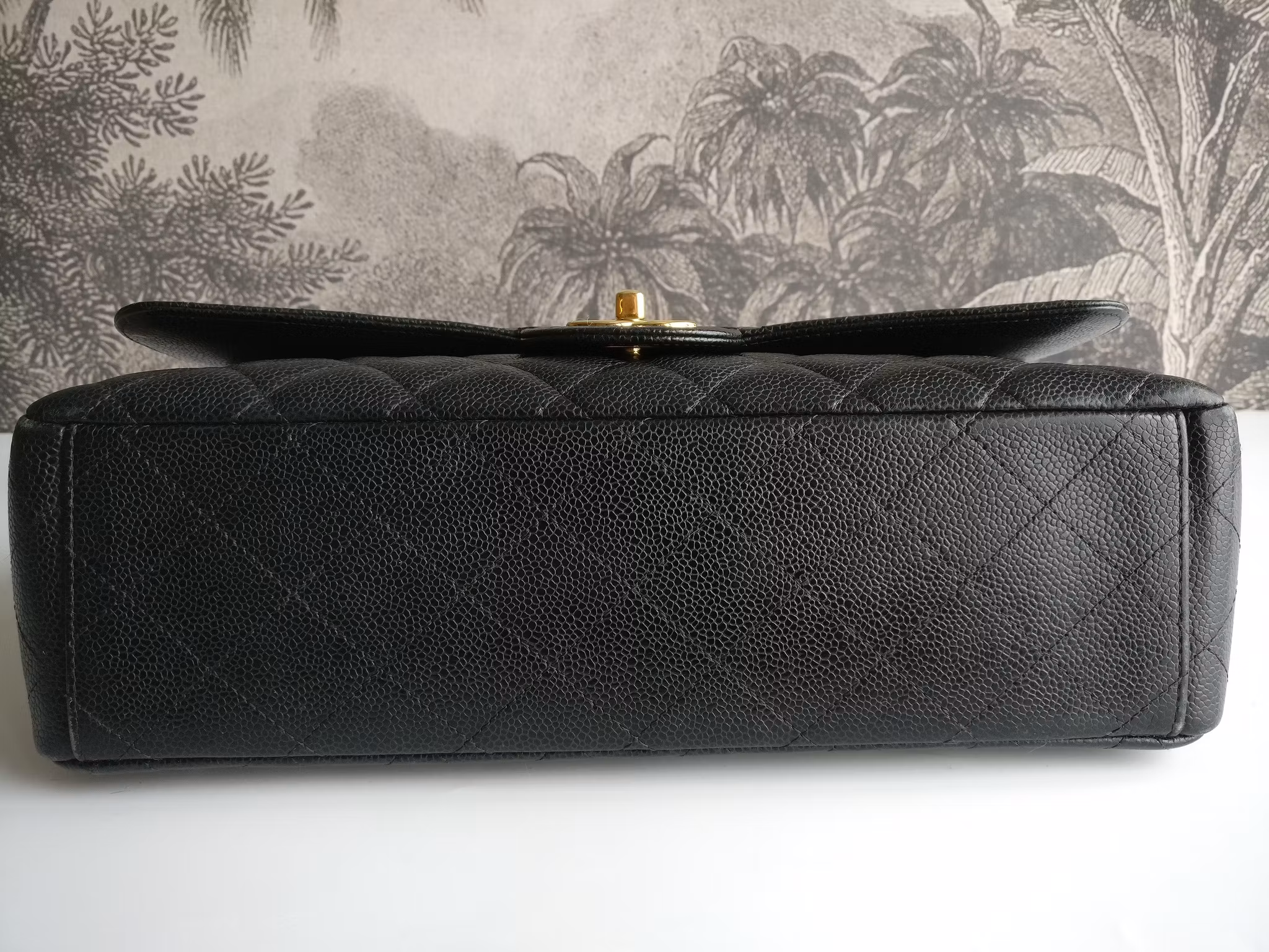 Chanel Maxi Double Flap black caviar
