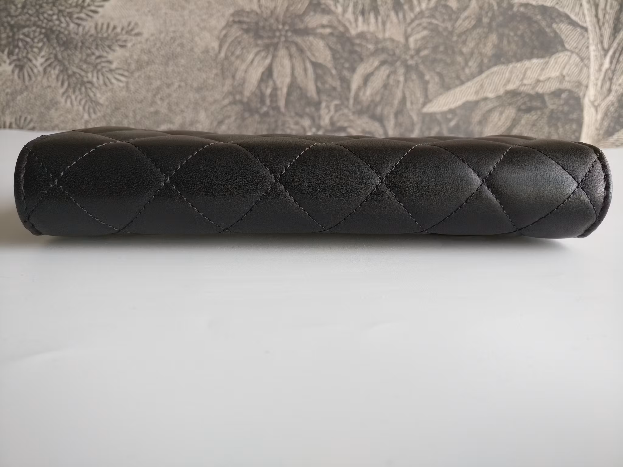 Chanel classic wallet black lambskin SHW