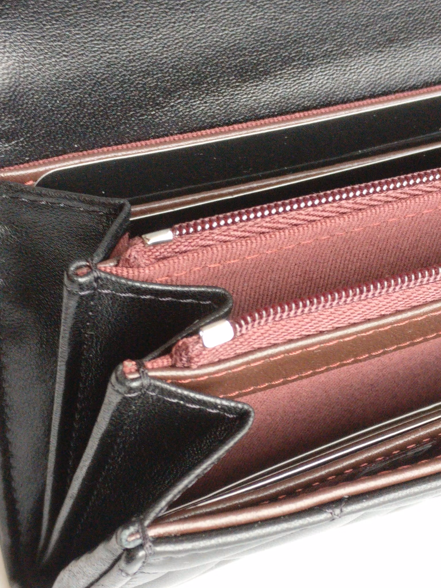 Chanel classic wallet black lambskin SHW