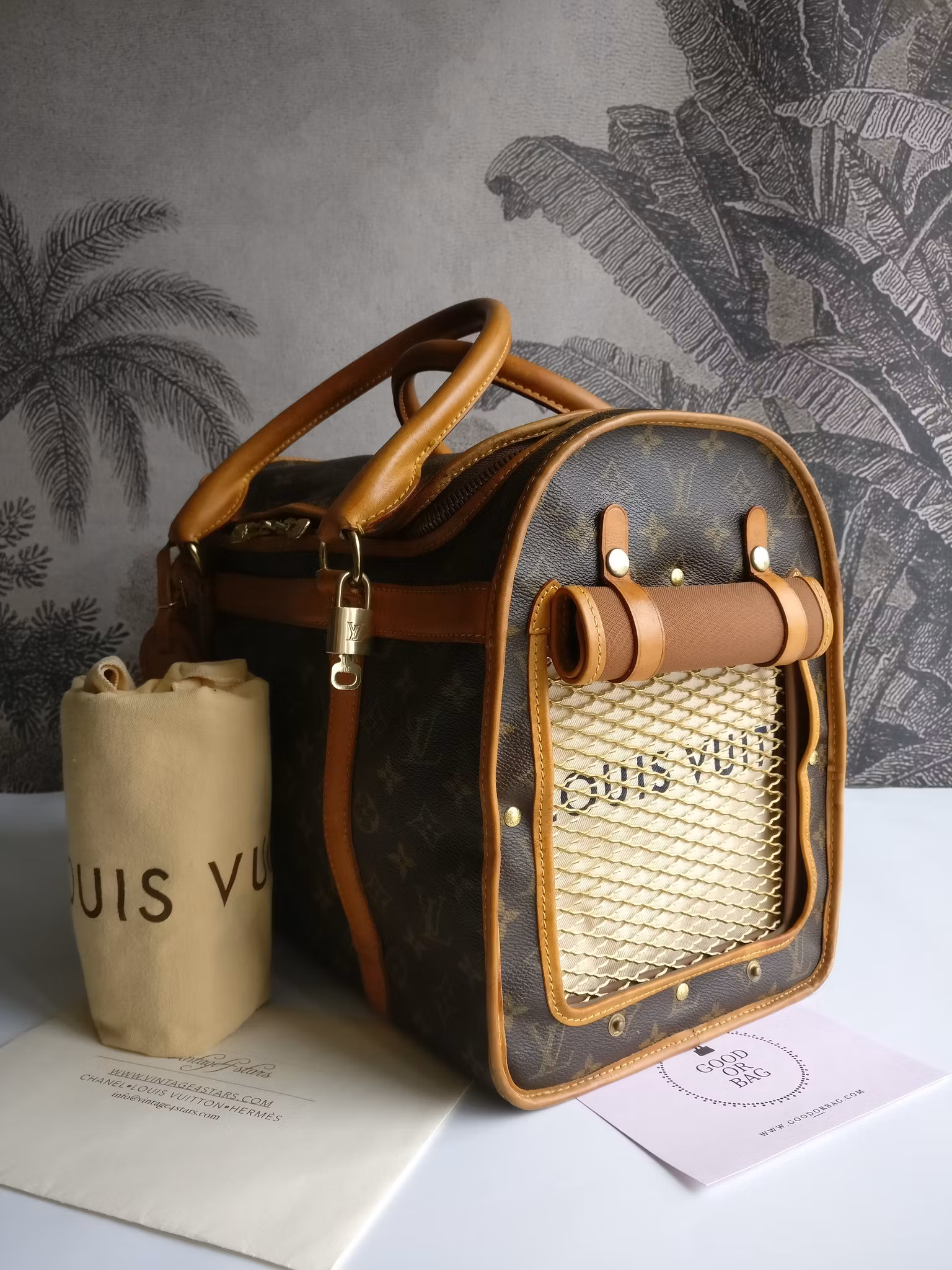 Louis Vuitton Dog Carrier 40 Sac Chien