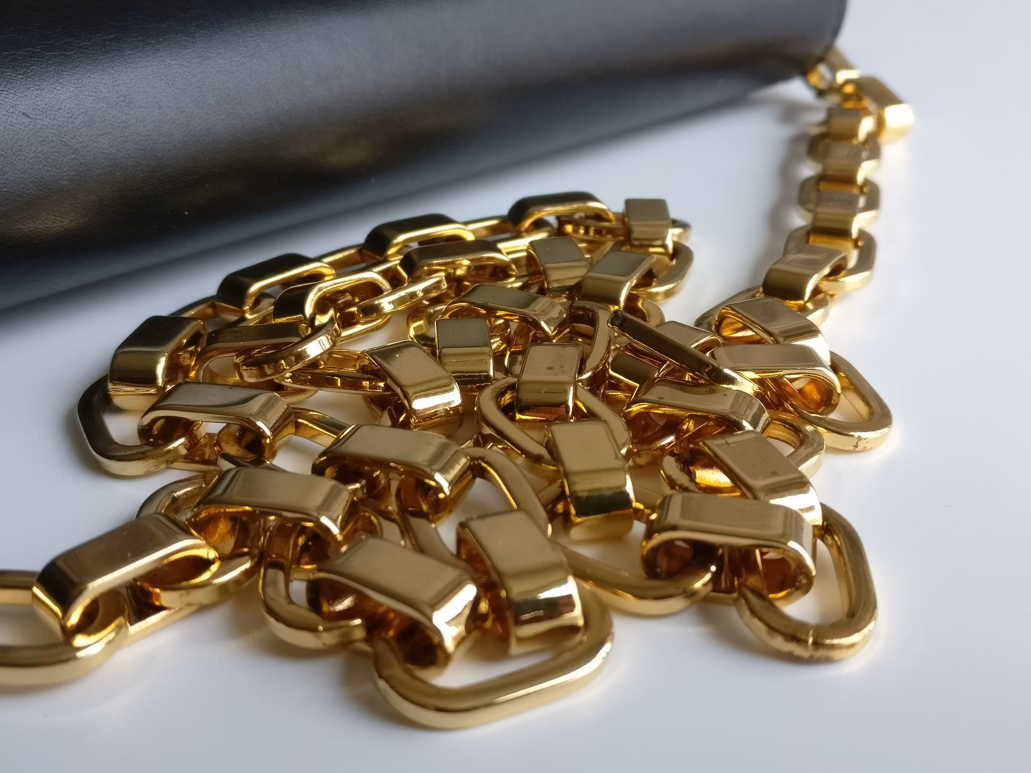 Louis Vuitton Pochette Louise GM Chain Bag Python Clasp