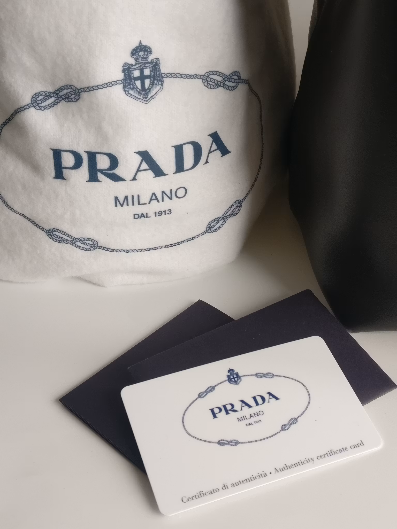 Prada 2Way Cut-out Handle Tote