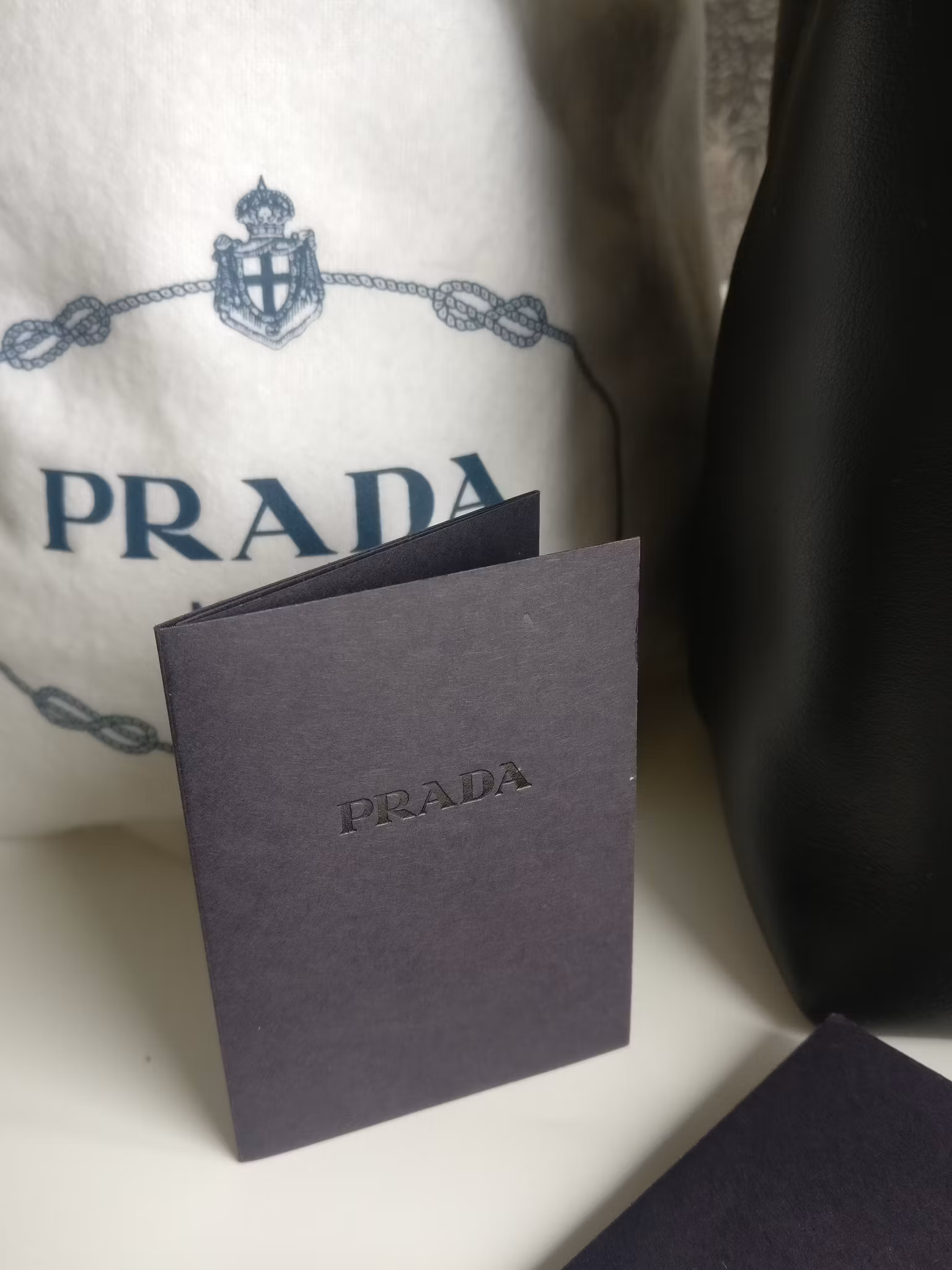 Prada 2Way Cut-out Handle Tote