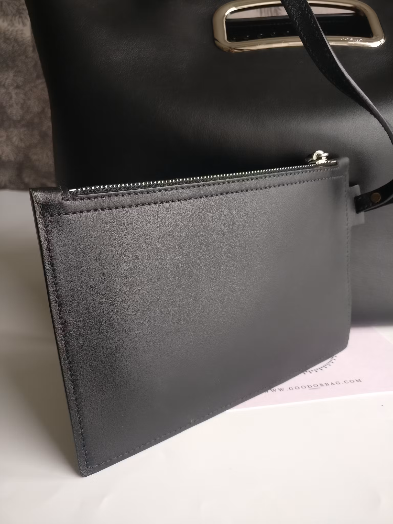 Prada 2Way Cut-out Handle Tote