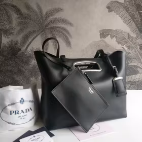 Prada 2Way Cut-out Handle Tote