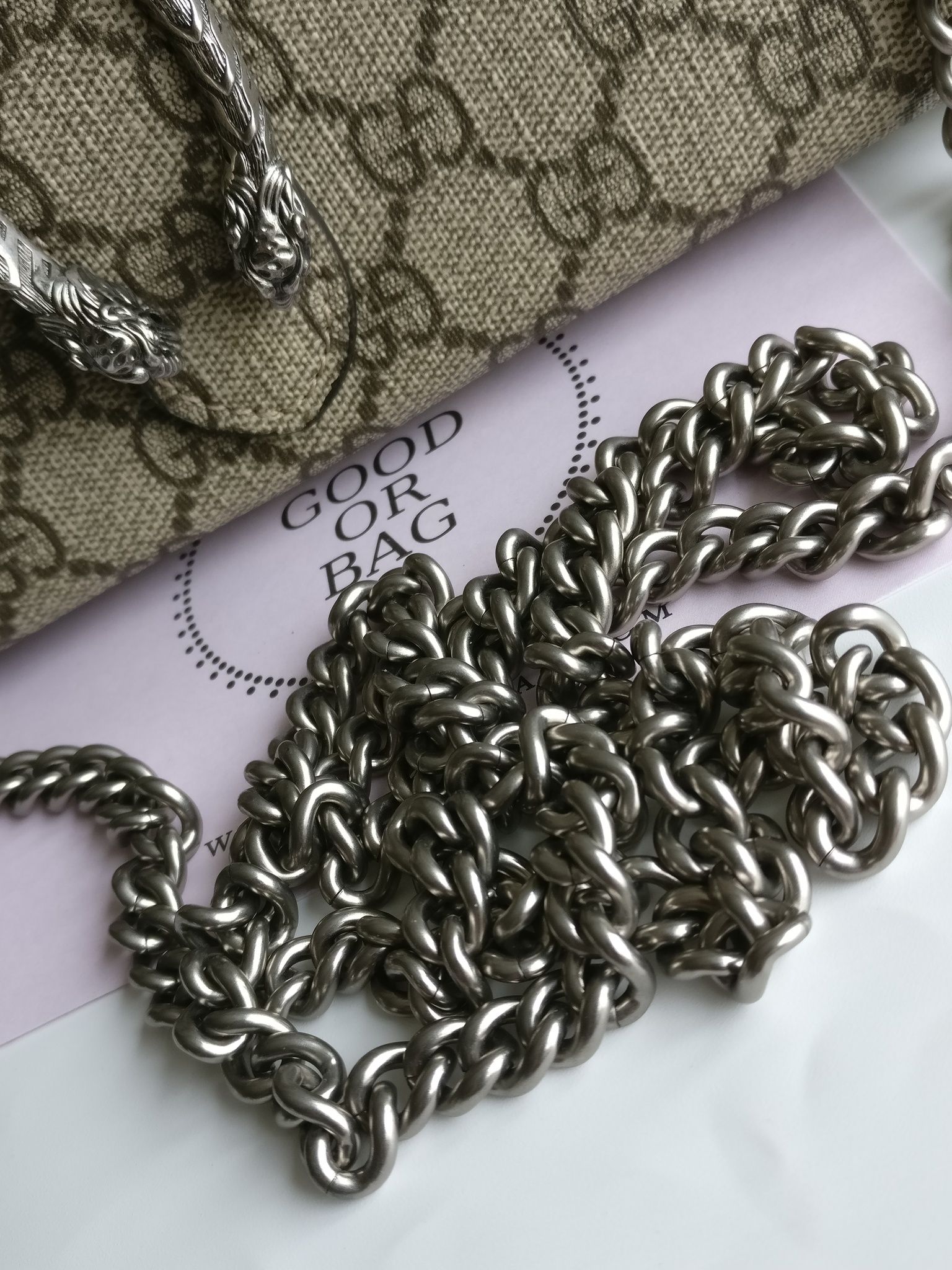 Gucci Dionysus GG Supreme Chain Wallet