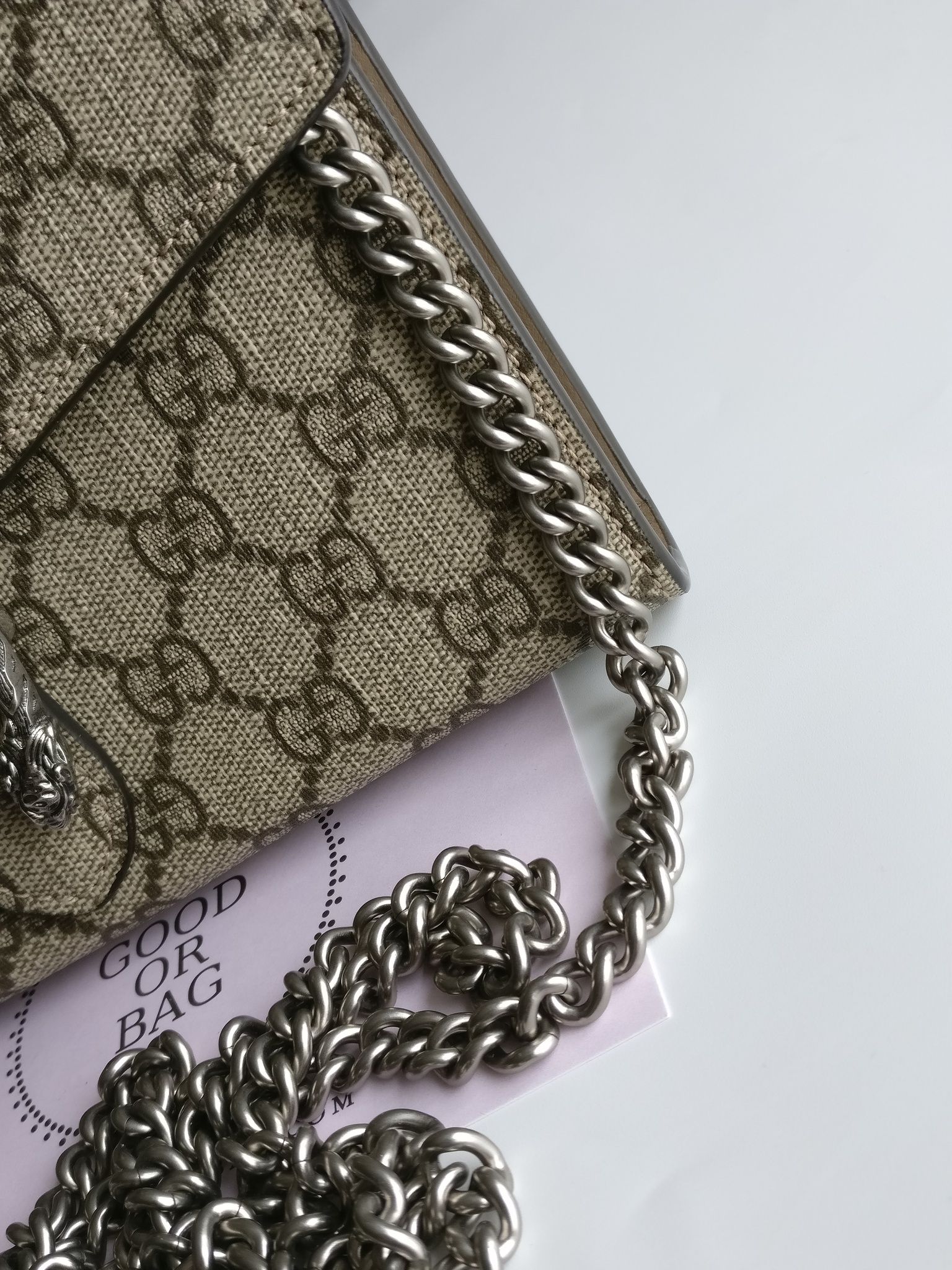 Gucci Dionysus GG Supreme Chain Wallet