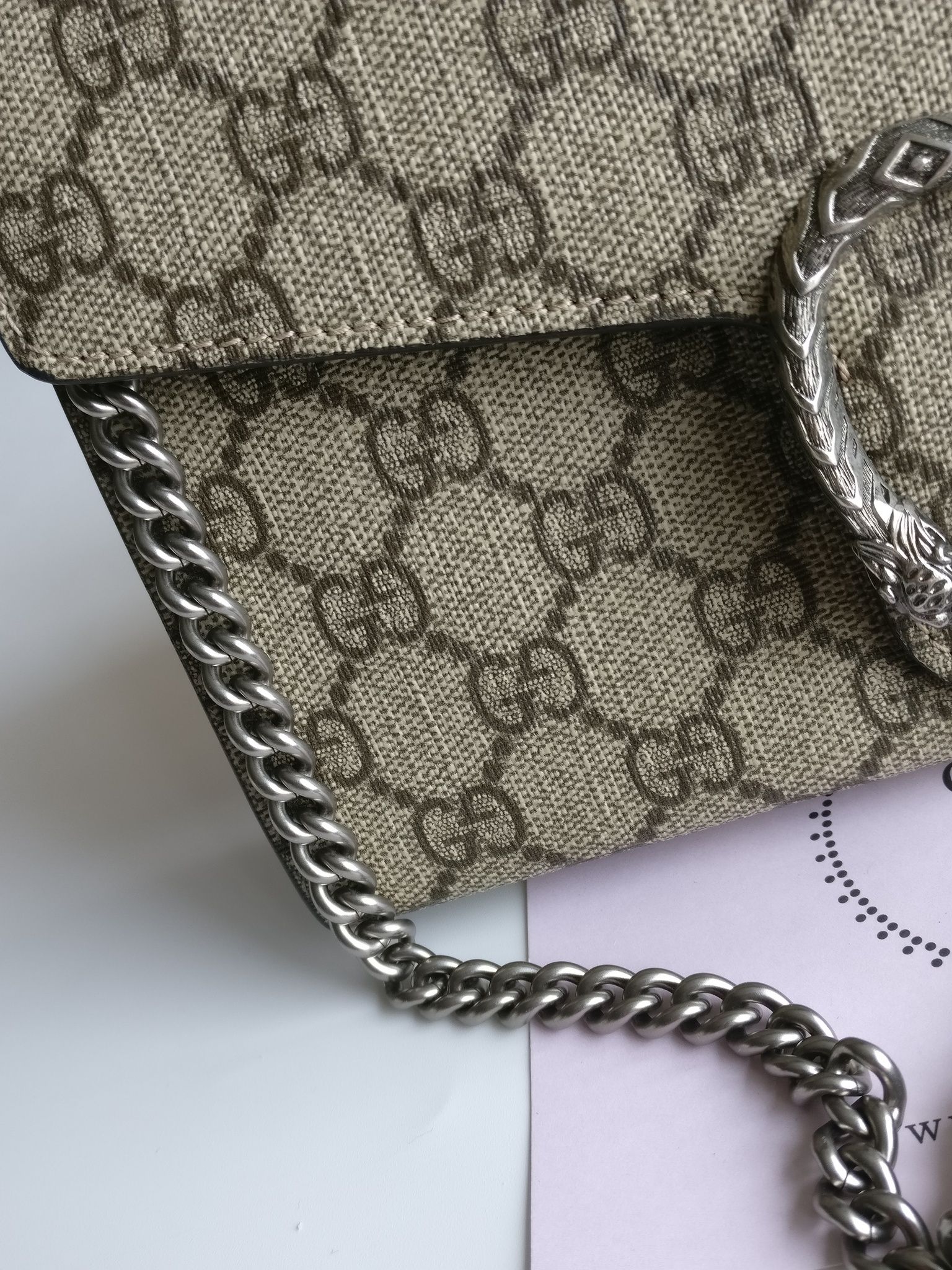 Gucci Dionysus GG Supreme Chain Wallet