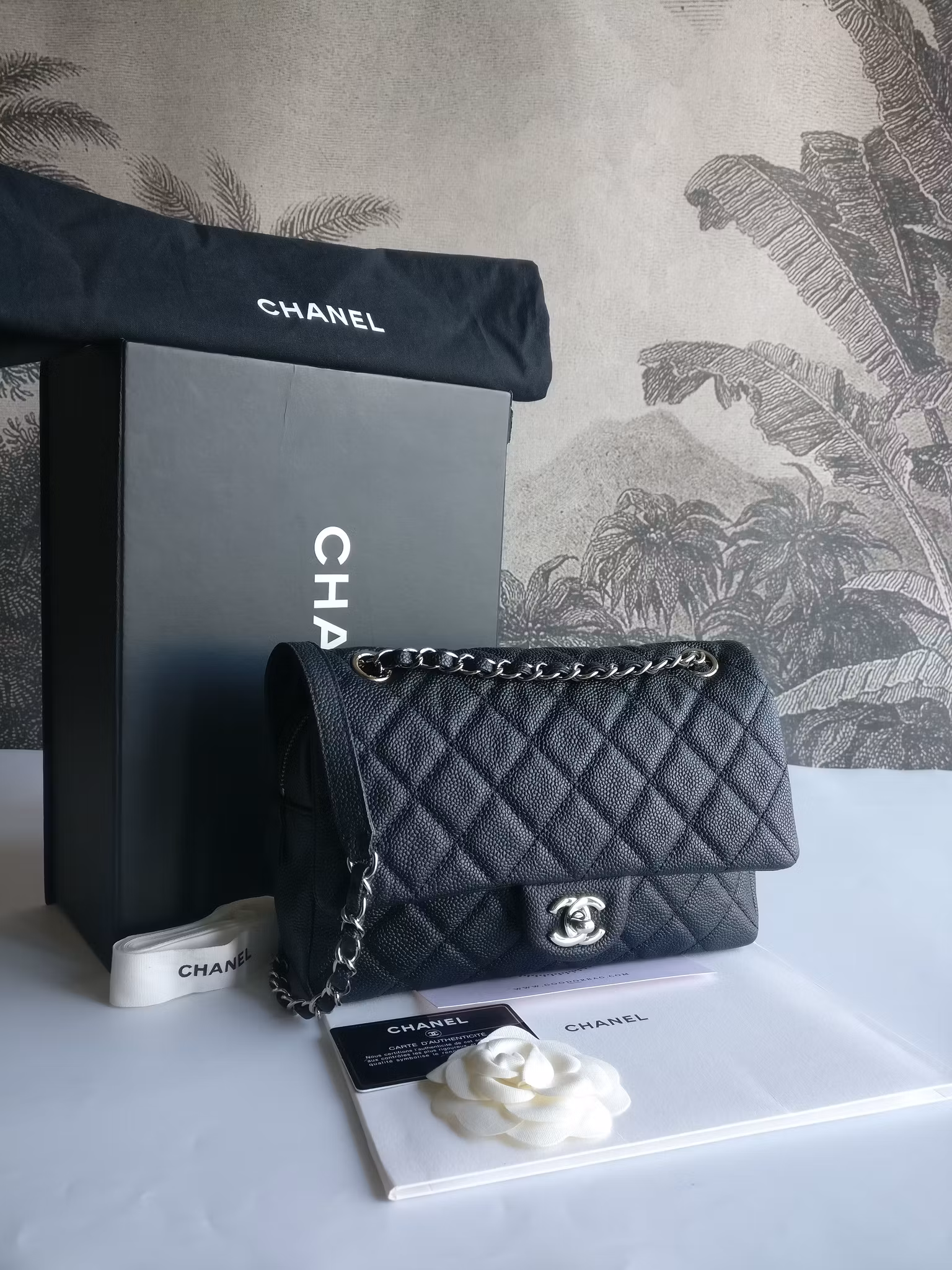 Chanel Easy Flap Bag caviar