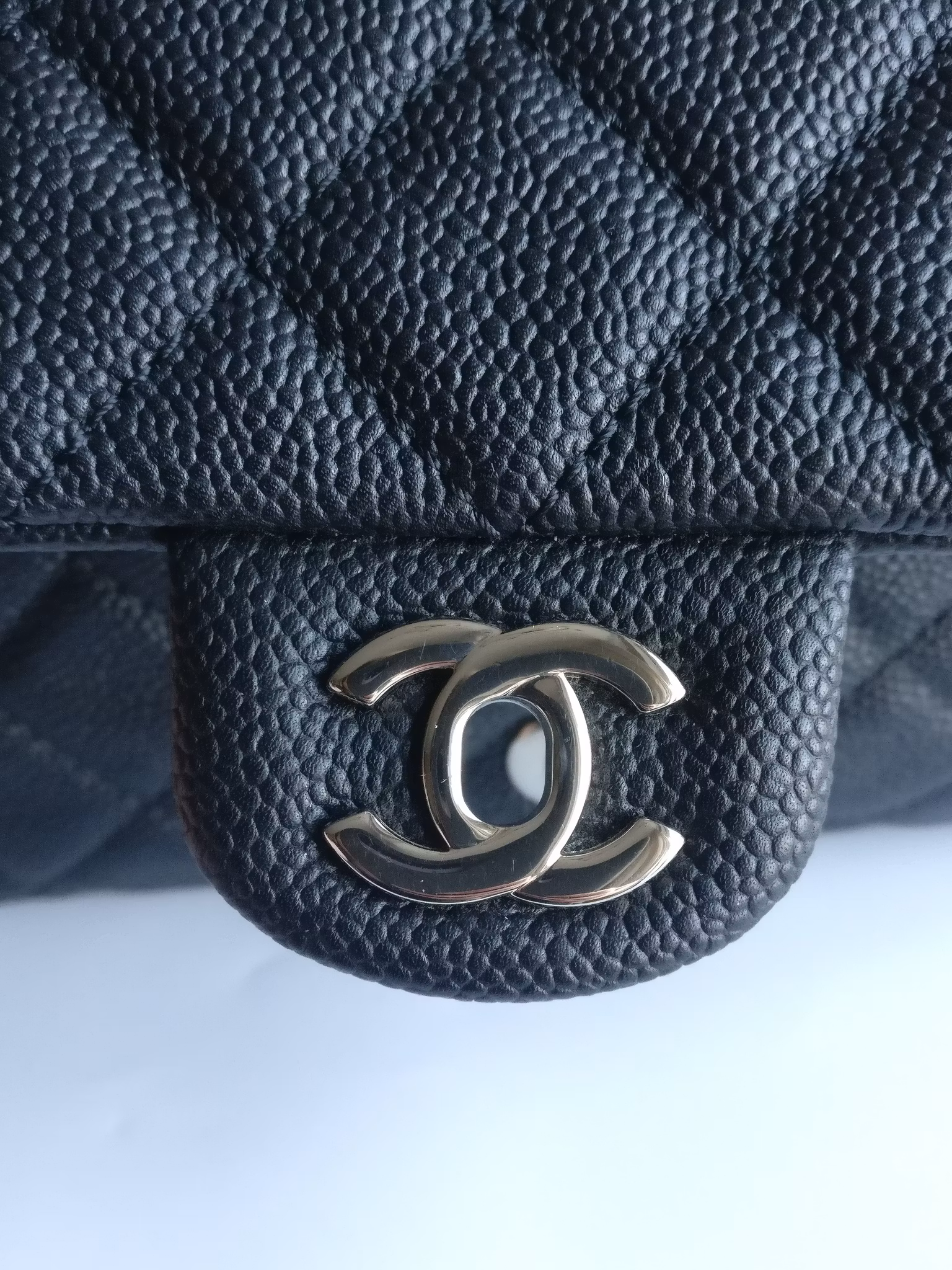 Chanel Easy Flap Bag caviar