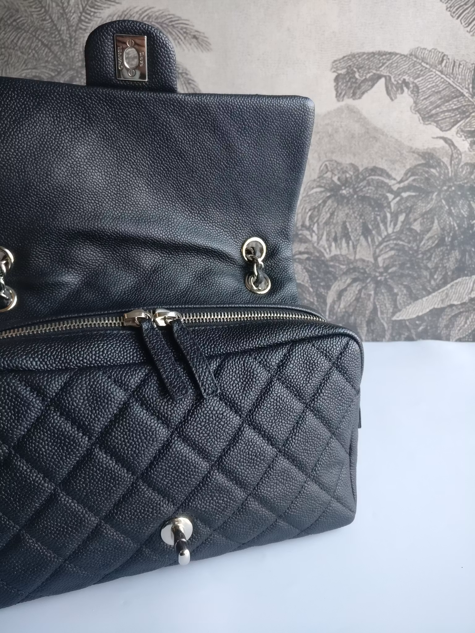 Chanel Easy Flap Bag caviar