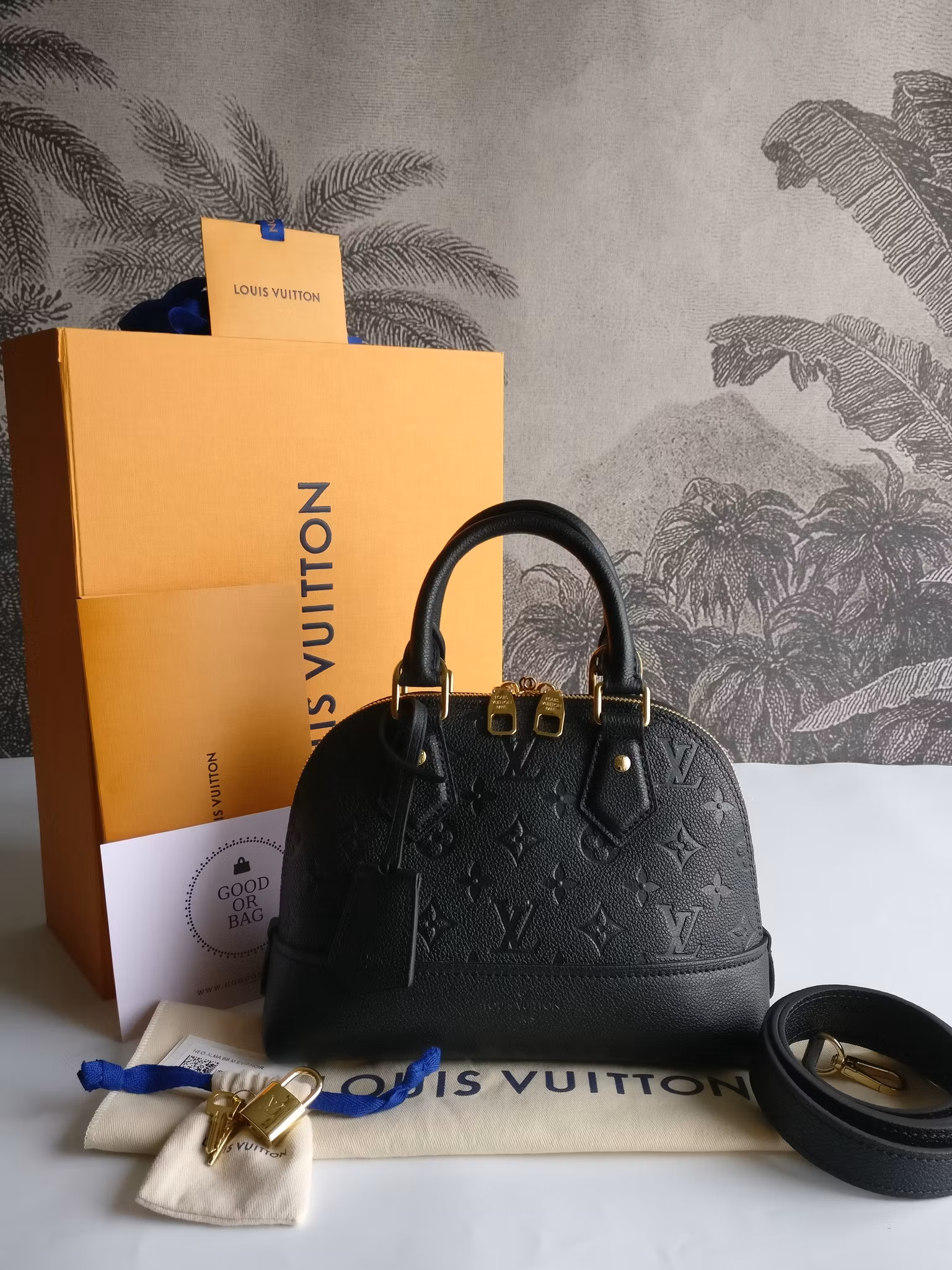Louis Vuitton Neo Alma BB empreinte Noir