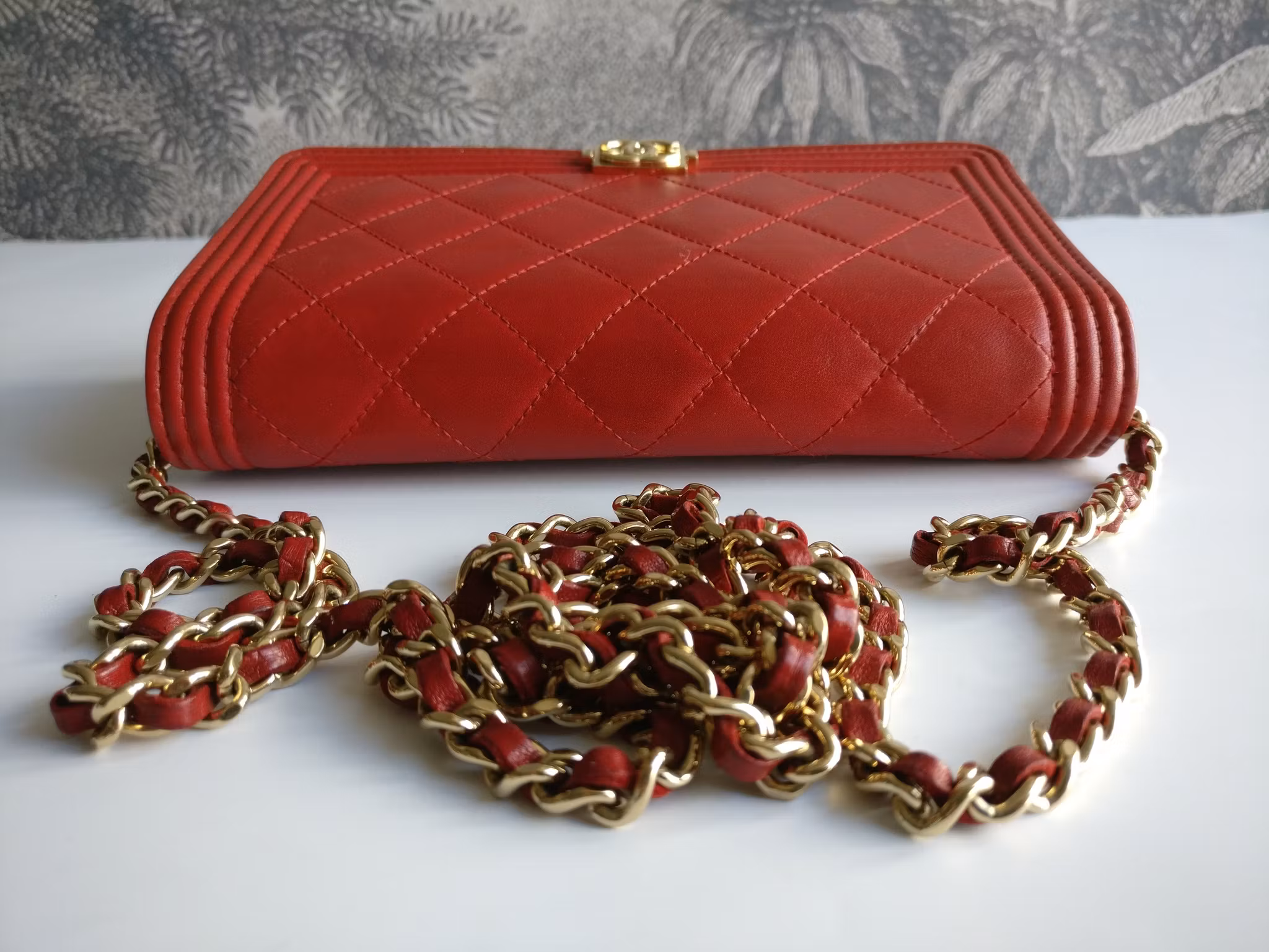 Chanel Boy Wallet on Chain